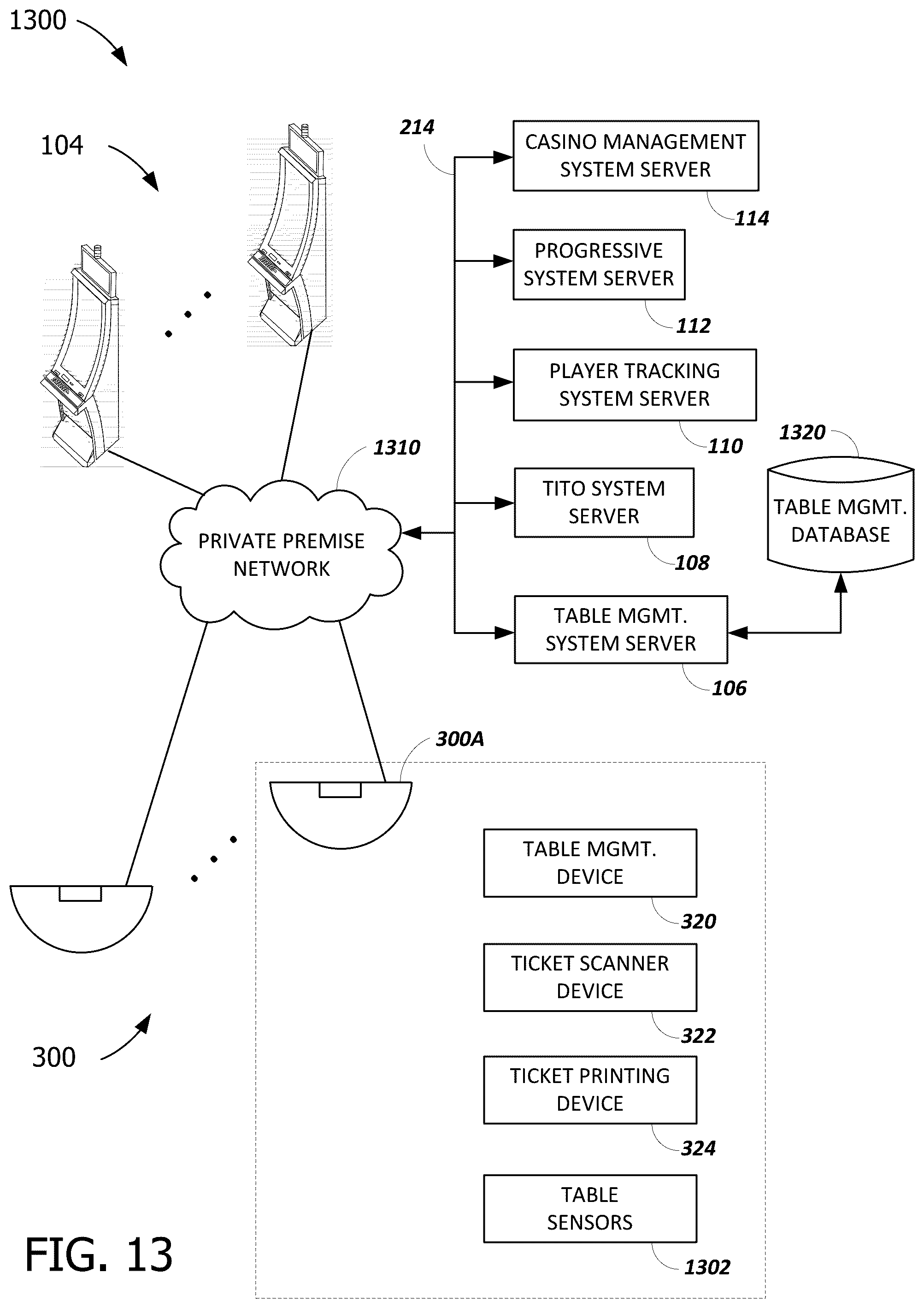 Patent US11847885 Figure 15 – System and method for cashless exchange at smart tables