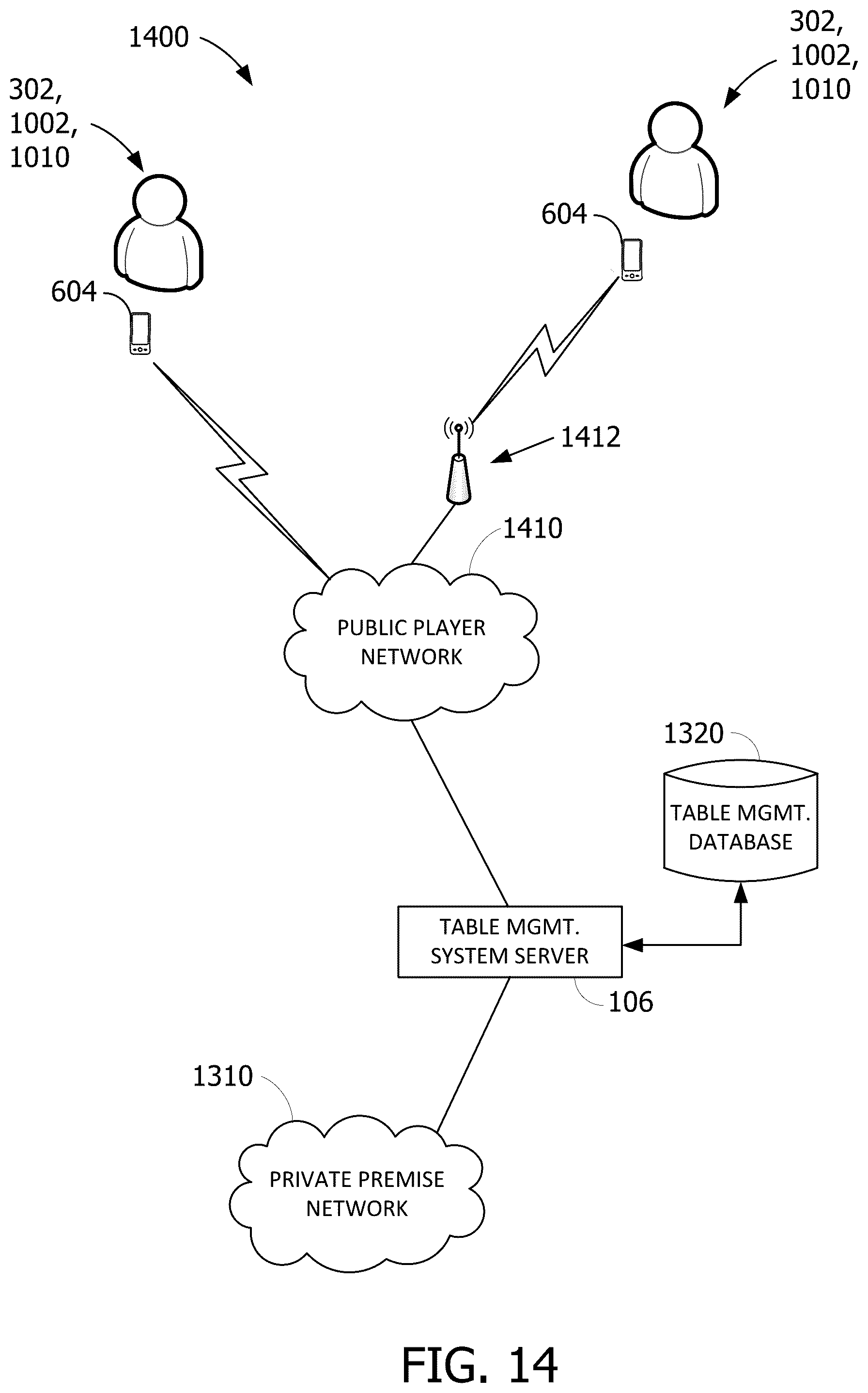 Patent US11847885 Figure 16 – System and method for cashless exchange at smart tables