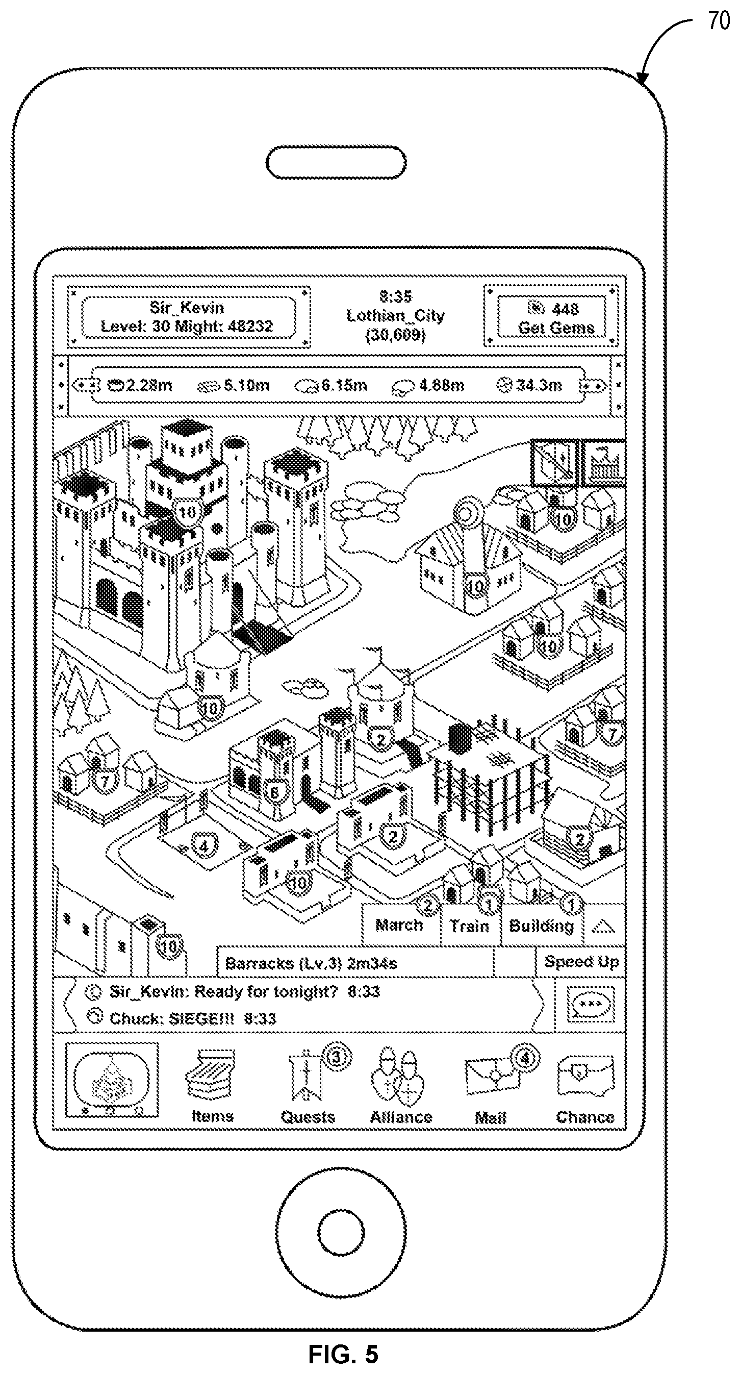 Patent US11847887 Figure 5 – System and method for dynamically adjusting prizes or awards based on a platform