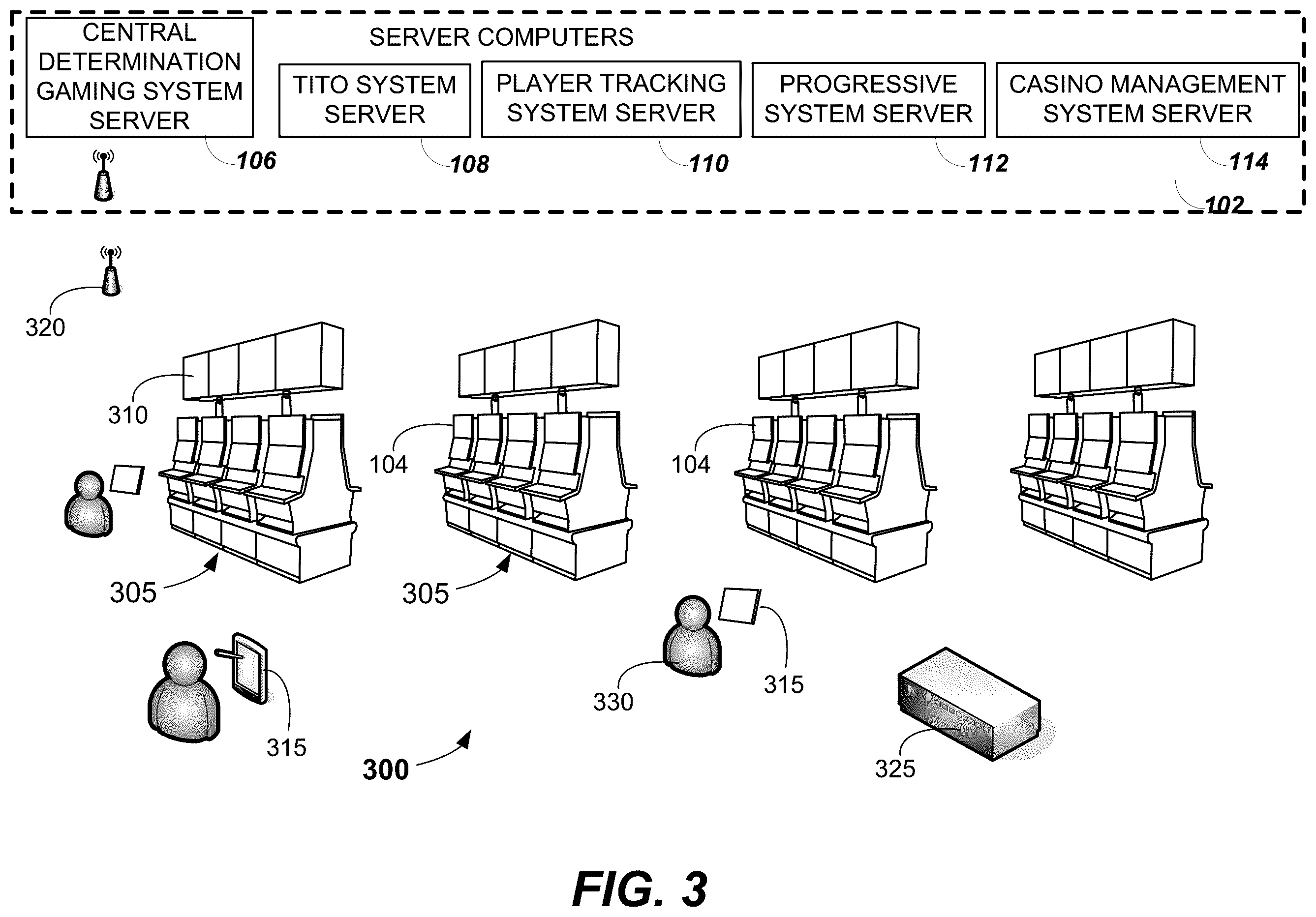 Patent US11847892 Figure 3 – Controlling an electronic gaming machine to provide a prize on symbol trigger