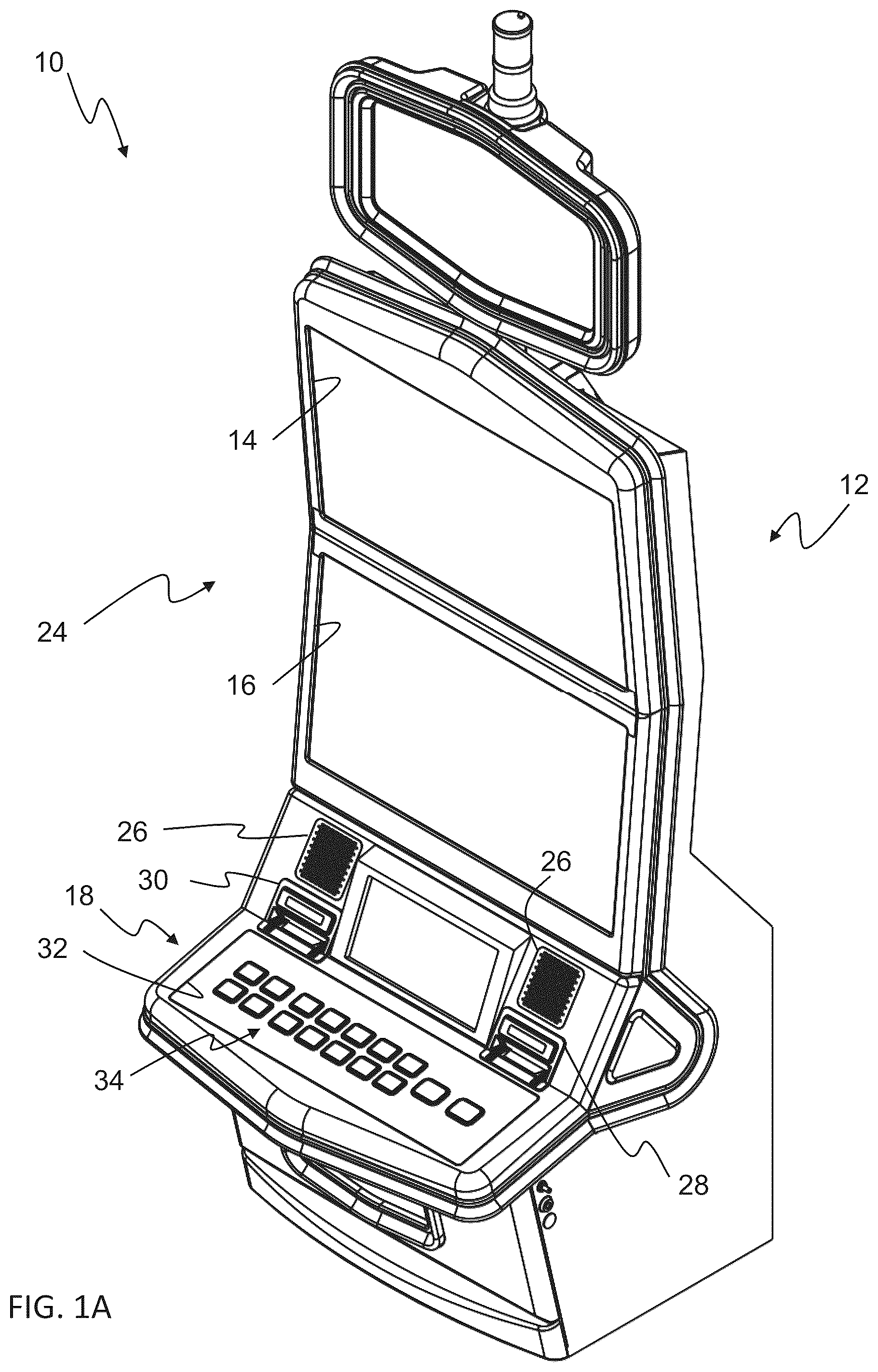 Patent US11847894 Figure 1 – Gaming machine, control method for machine, and program for operating a gaming machine to display an animated sequence of computer-generated images including a bonus feature event