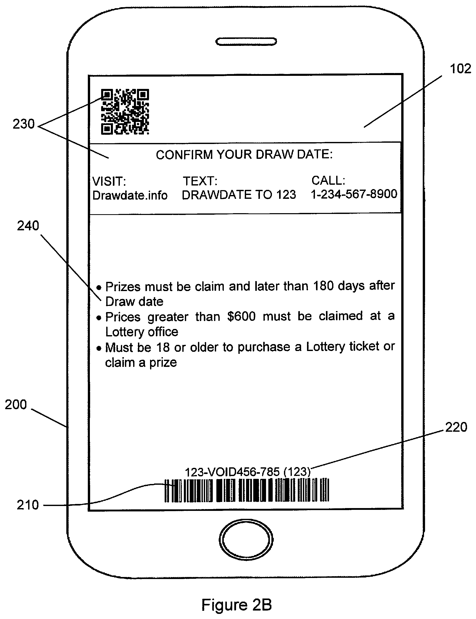 Patent US11847895 Figure 8 – Pre-printed and pre-selected lottery tickets for point-of-sale purchase