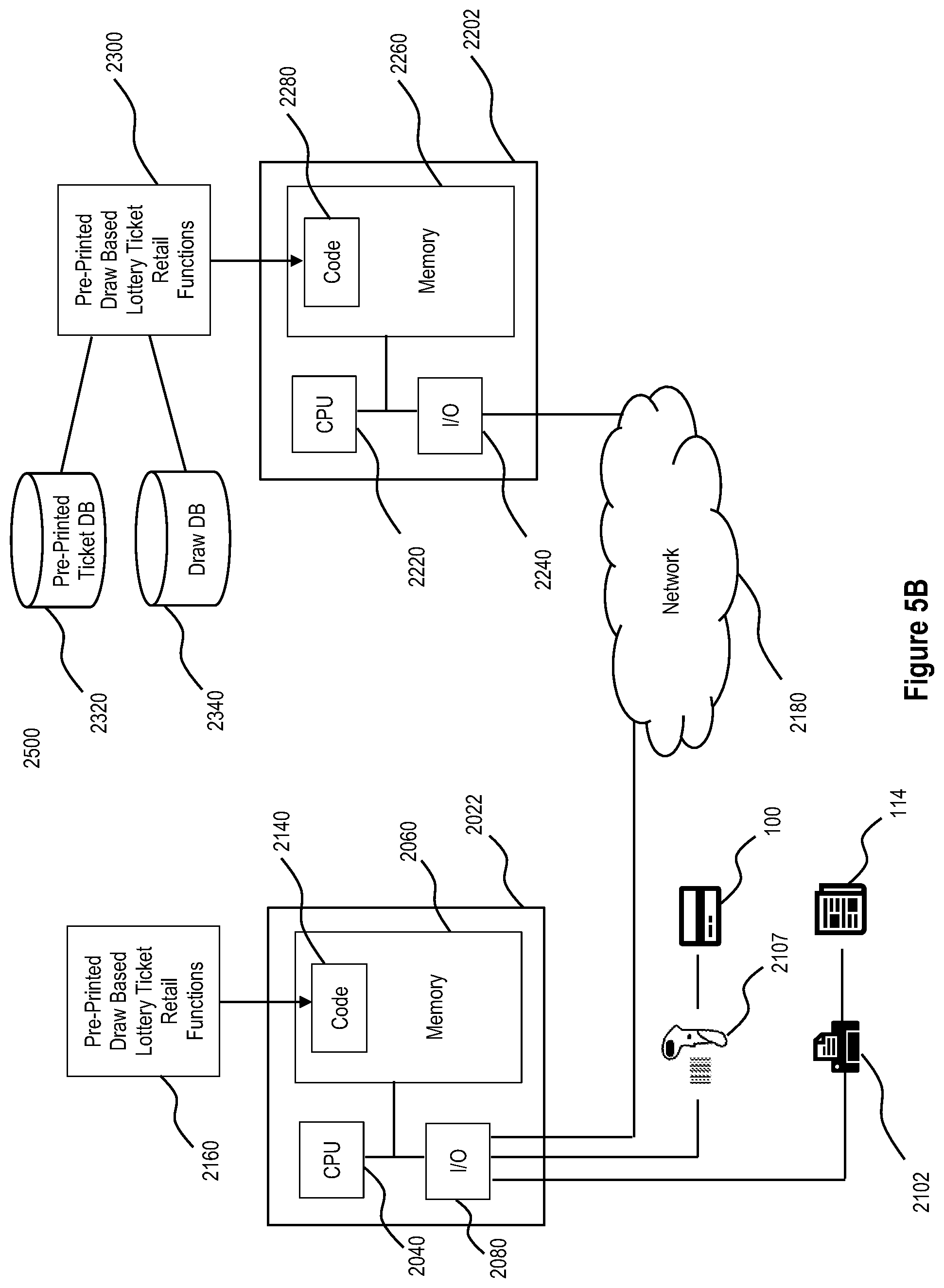 Patent US11847895 Figure 13 – Pre-printed and pre-selected lottery tickets for point-of-sale purchase