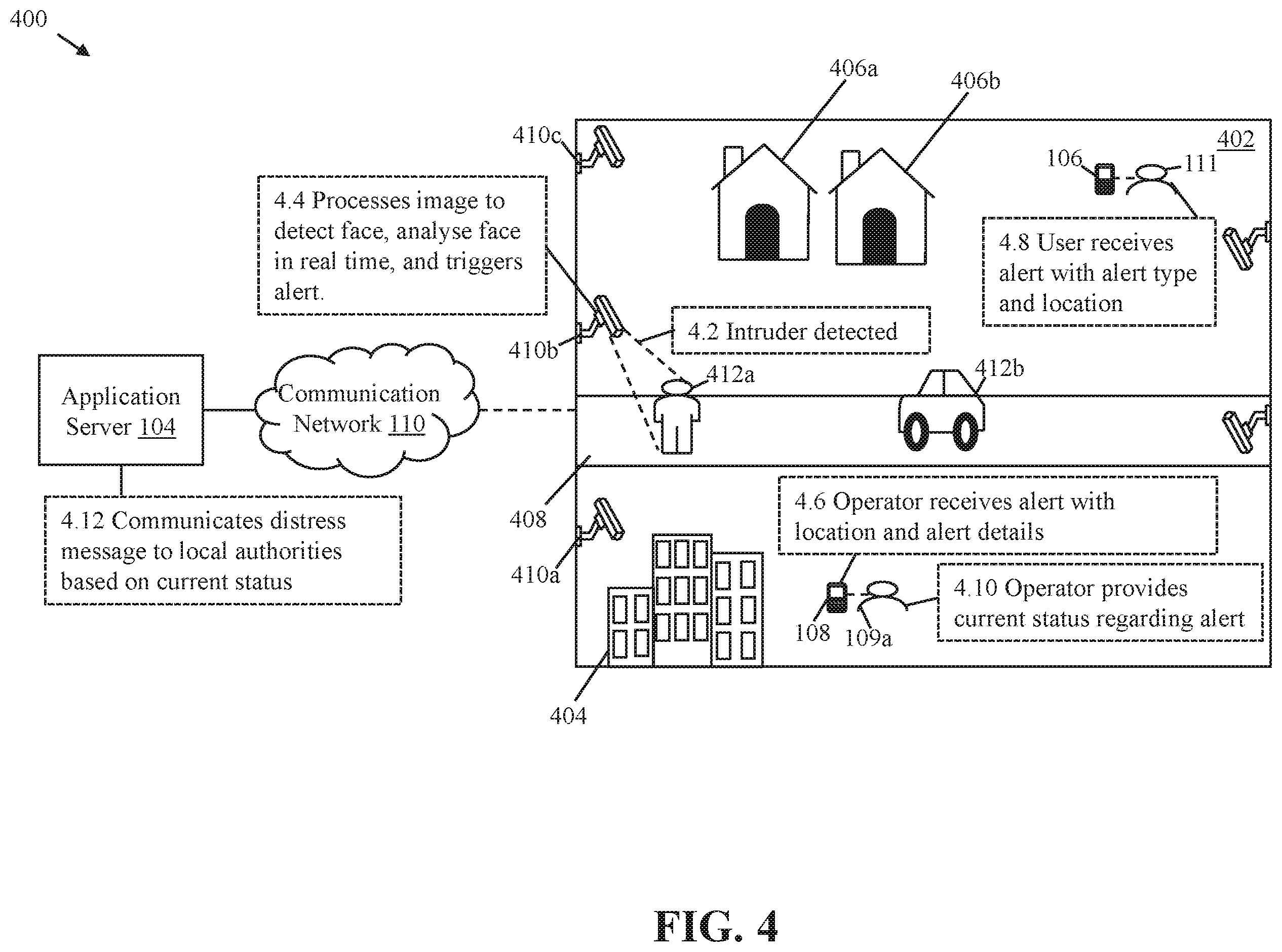 Patent US11847904 Figure 5 – Integrated security management system and method
