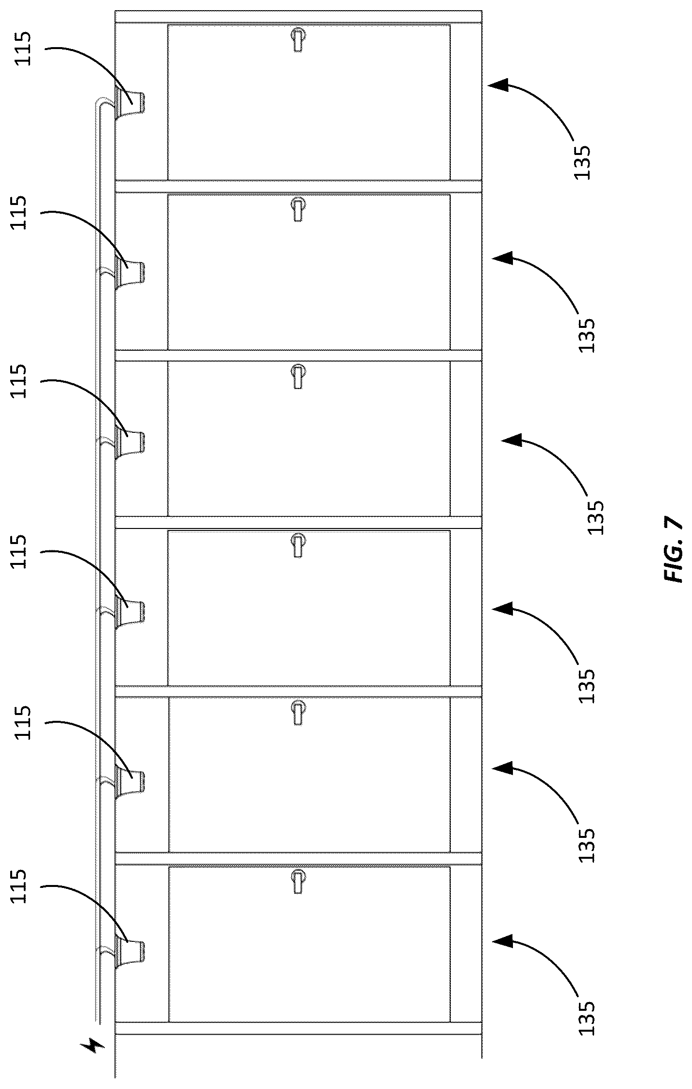 Patent US11847905 Figure 7 – Cloud-connected occupancy lights and status indication