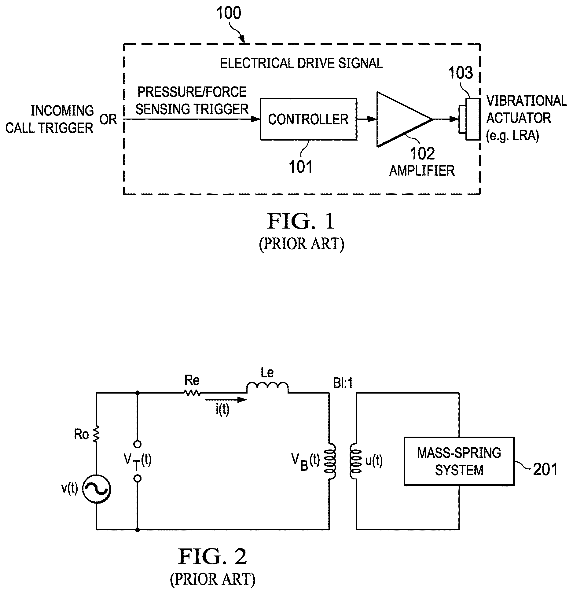 Patent US11847906 — Reproducibility of haptic waveform — Figure 1