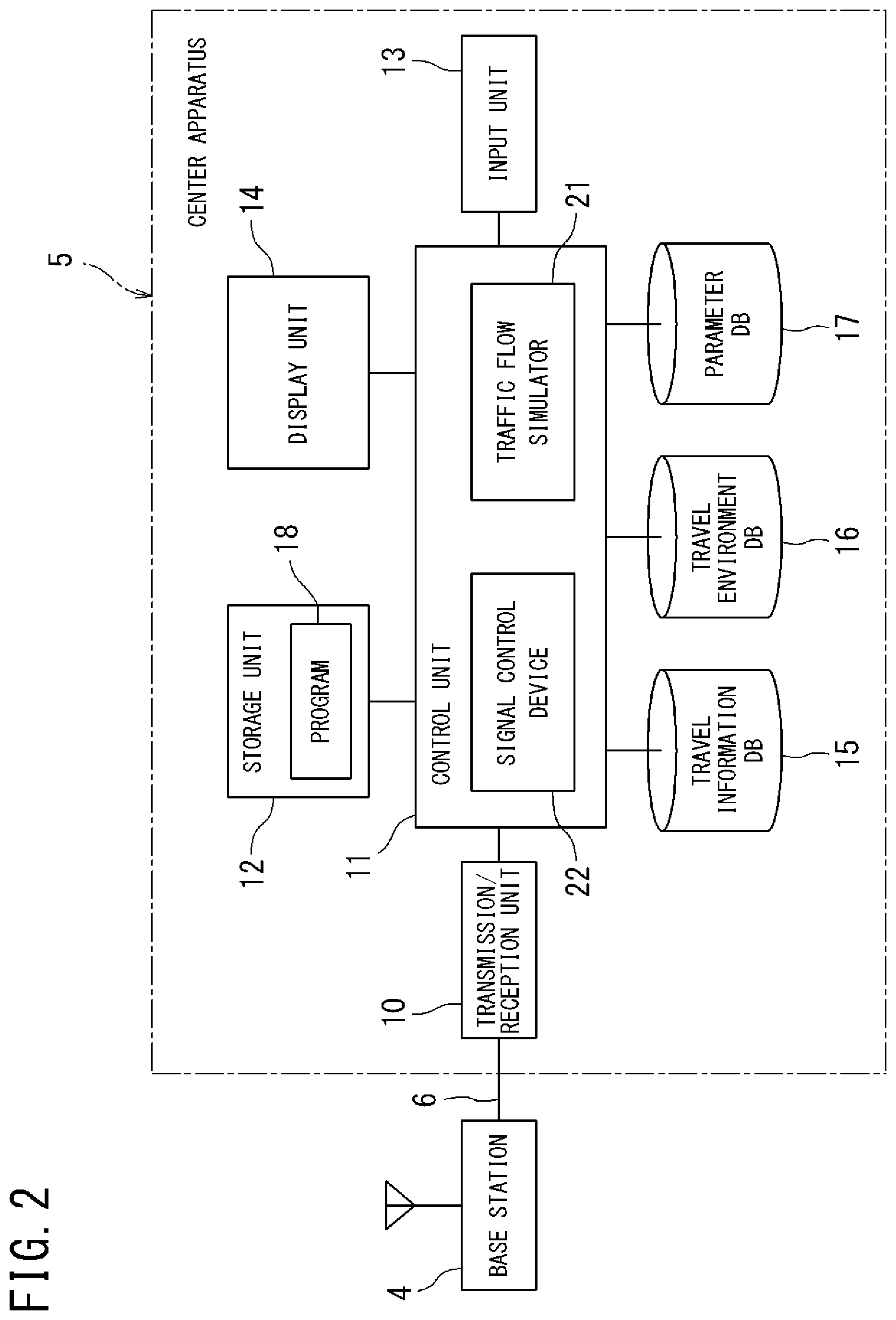 Patent US11847907 Figure 2 – Traffic flow simulator, simulation method of traffic flow, and computer program