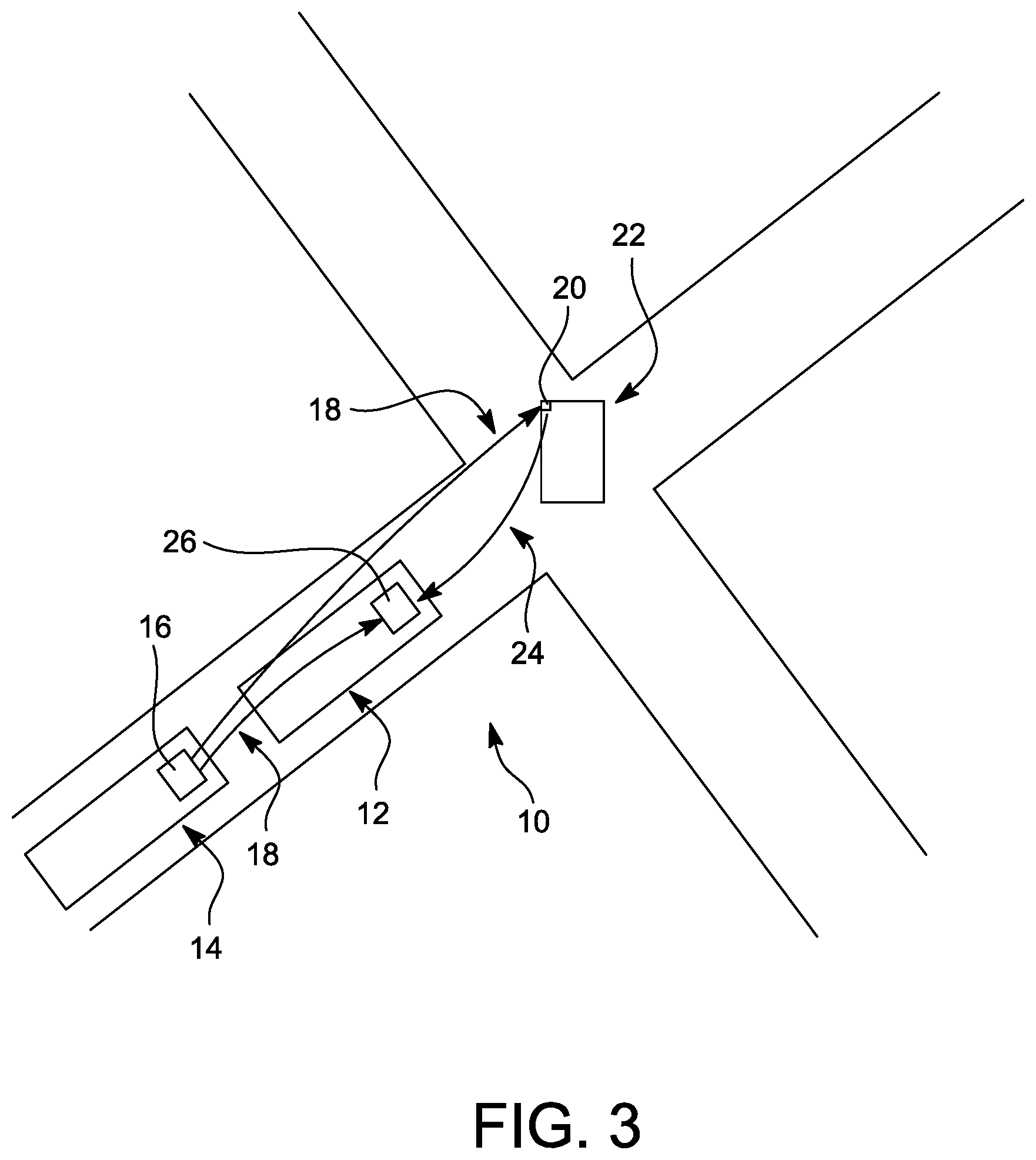Patent US11847910 Figure 3 – Emergency vehicle alert system