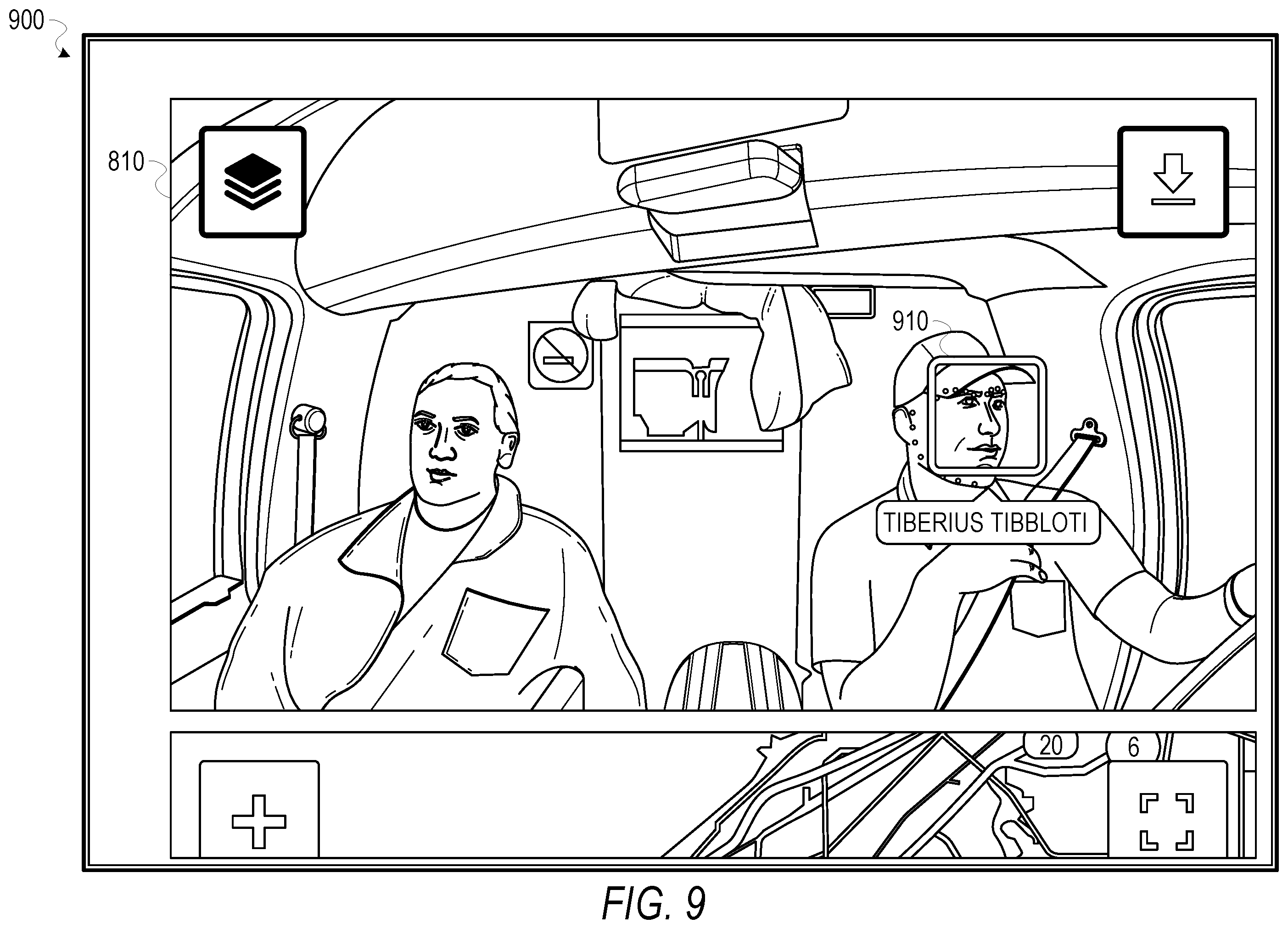 Patent US11847911 Figure 9 – Object-model based event detection system