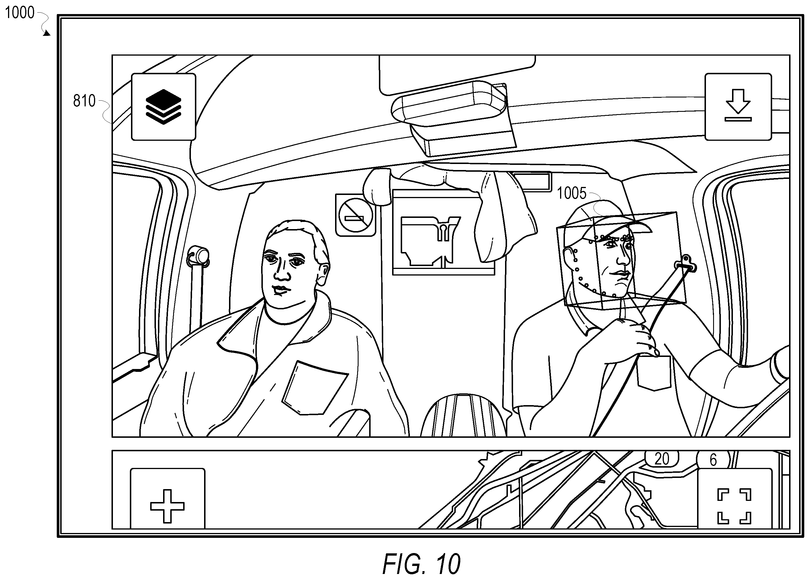 Patent US11847911 Figure 10 – Object-model based event detection system