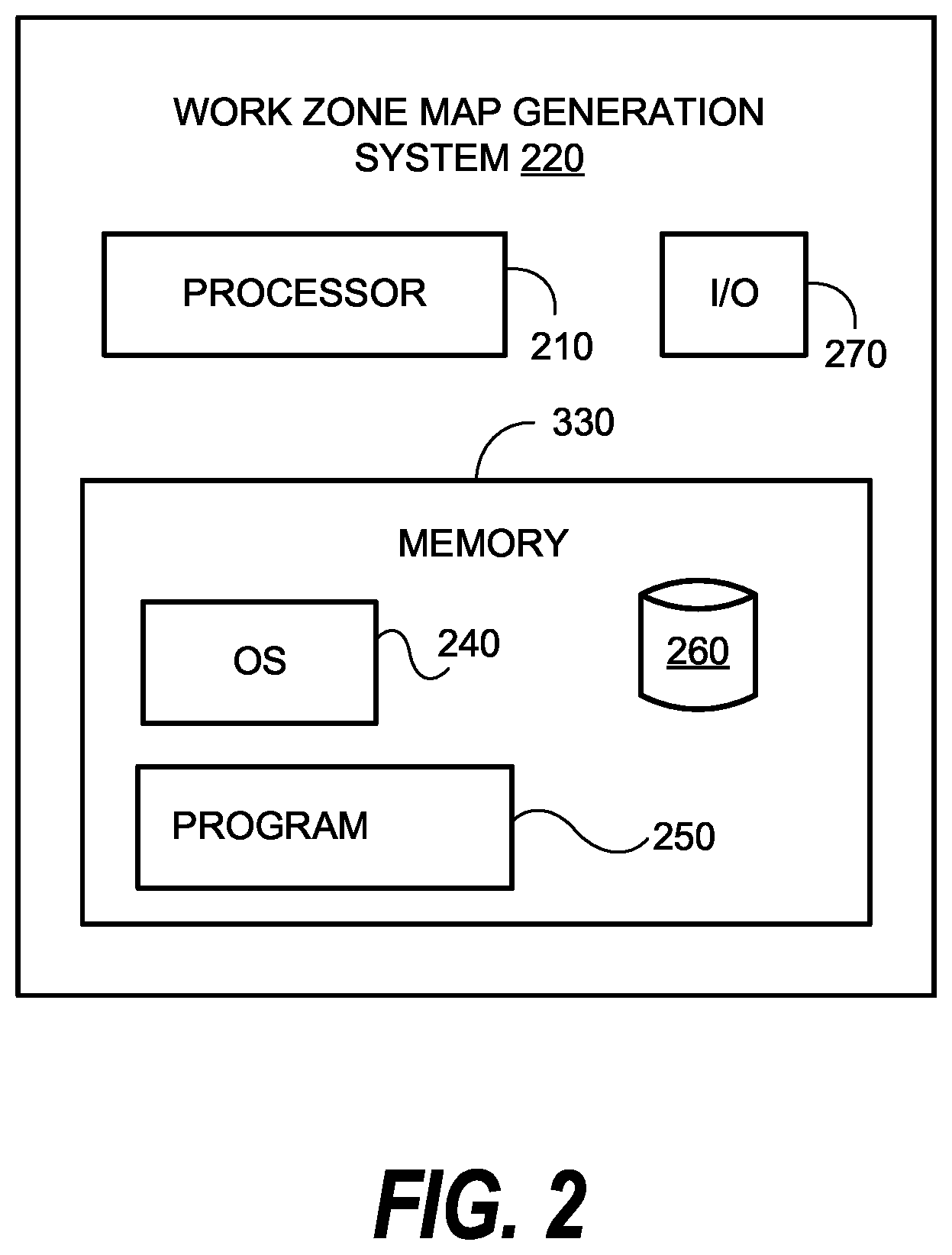 Patent US11847912 Figure 2 – Systems and methods for generating traffic work zones