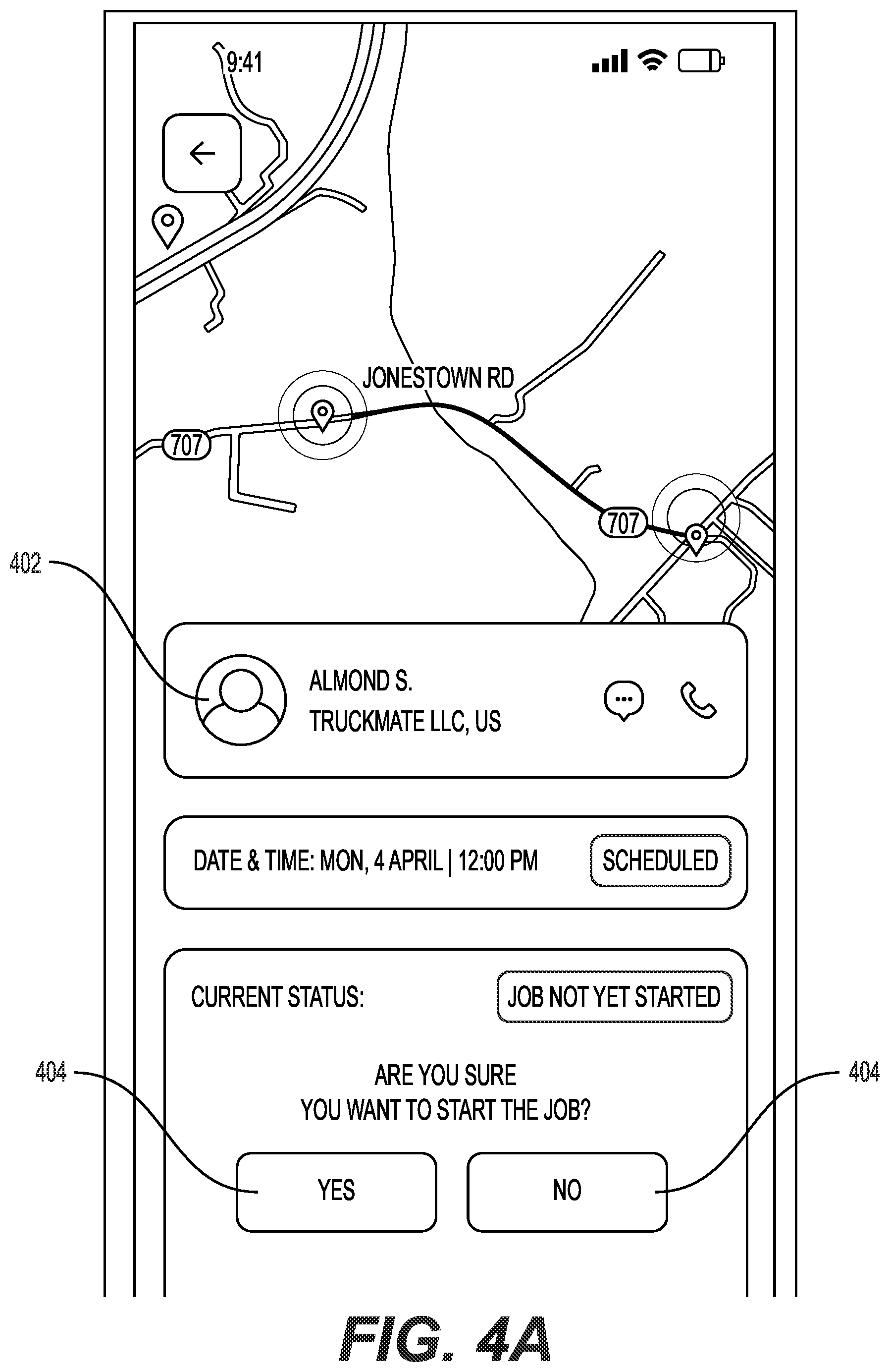 Patent US11847912 Figure 4 – Systems and methods for generating traffic work zones