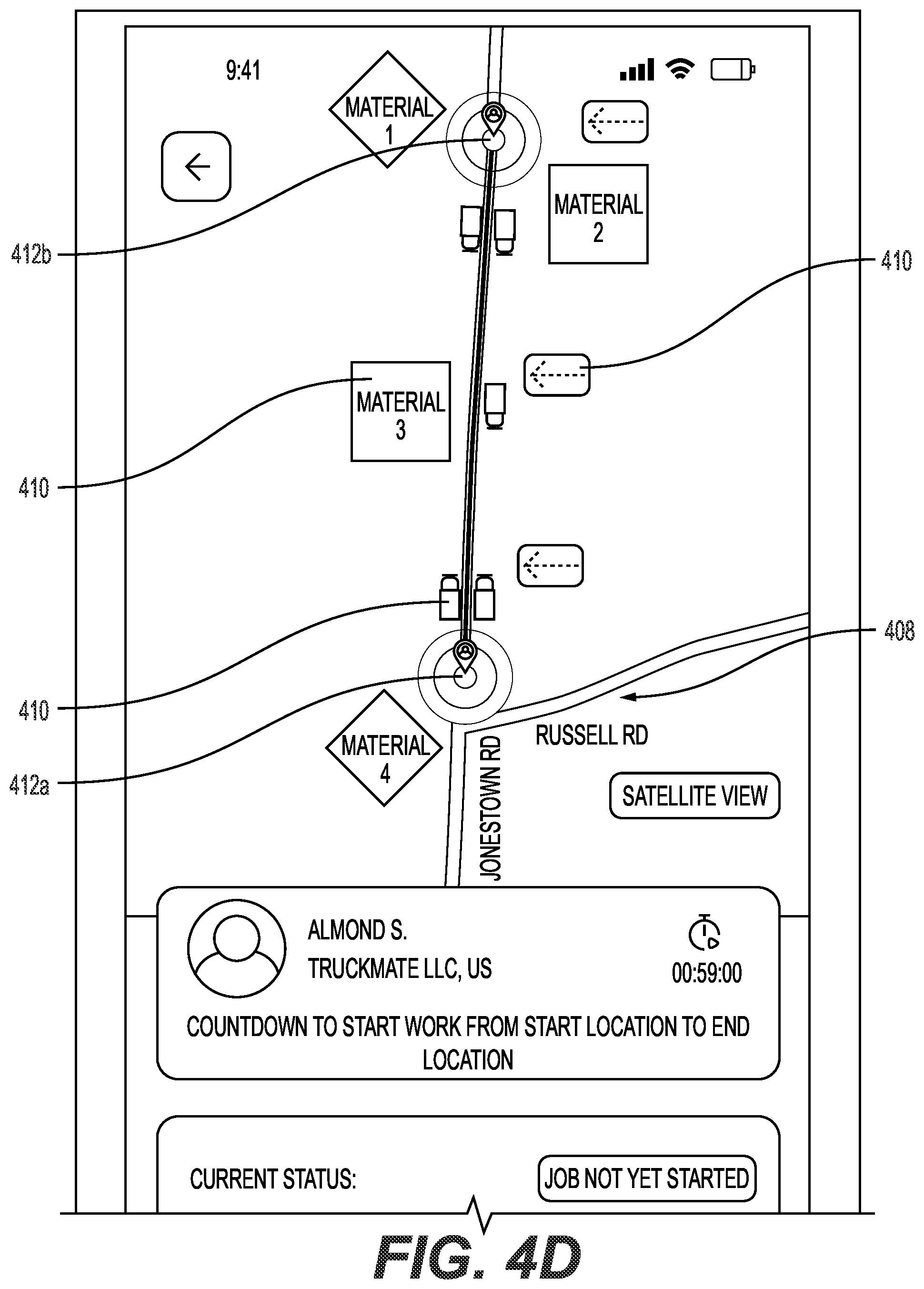 Patent US11847912 Figure 7 – Systems and methods for generating traffic work zones