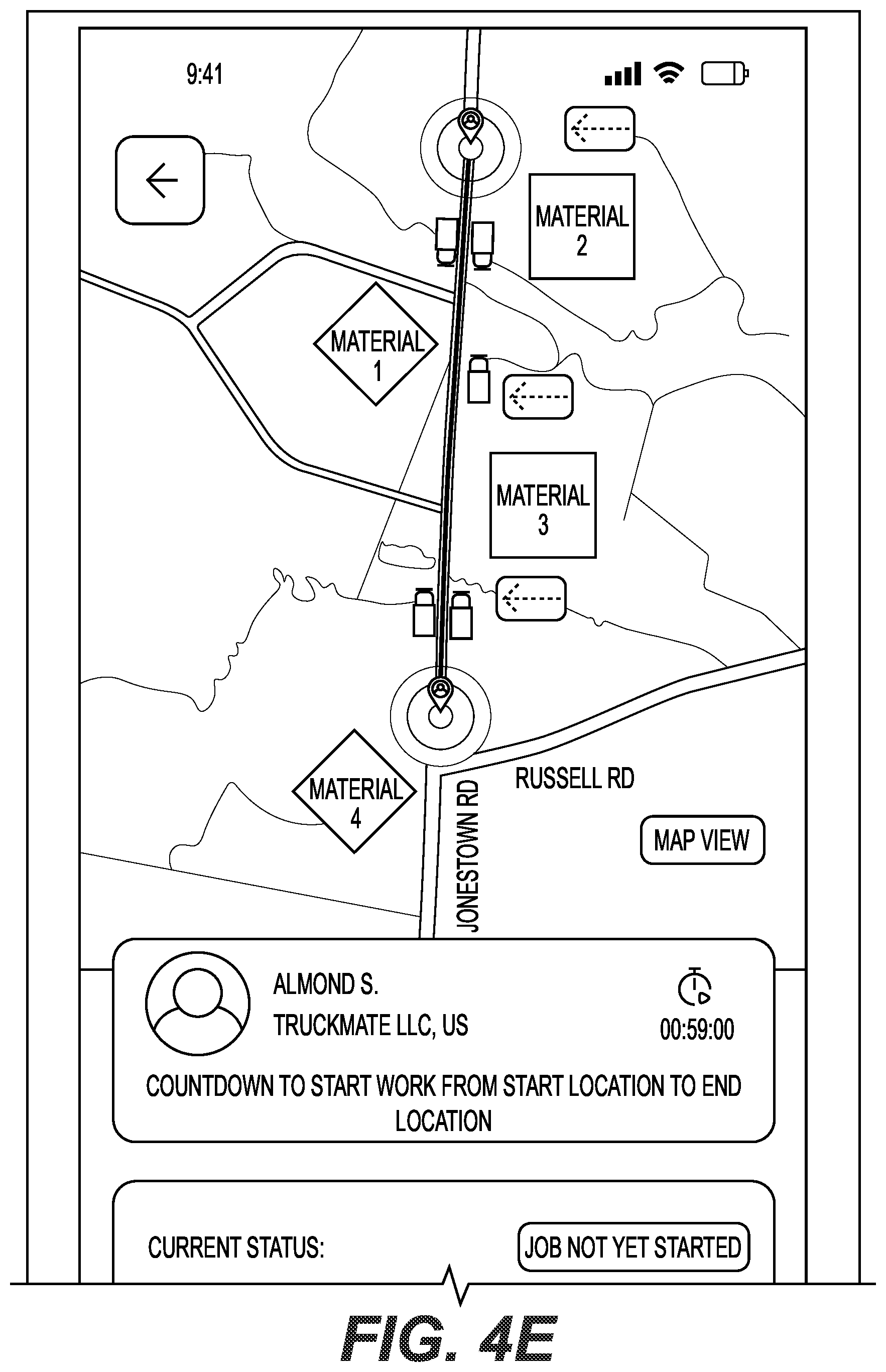 Patent US11847912 Figure 8 – Systems and methods for generating traffic work zones