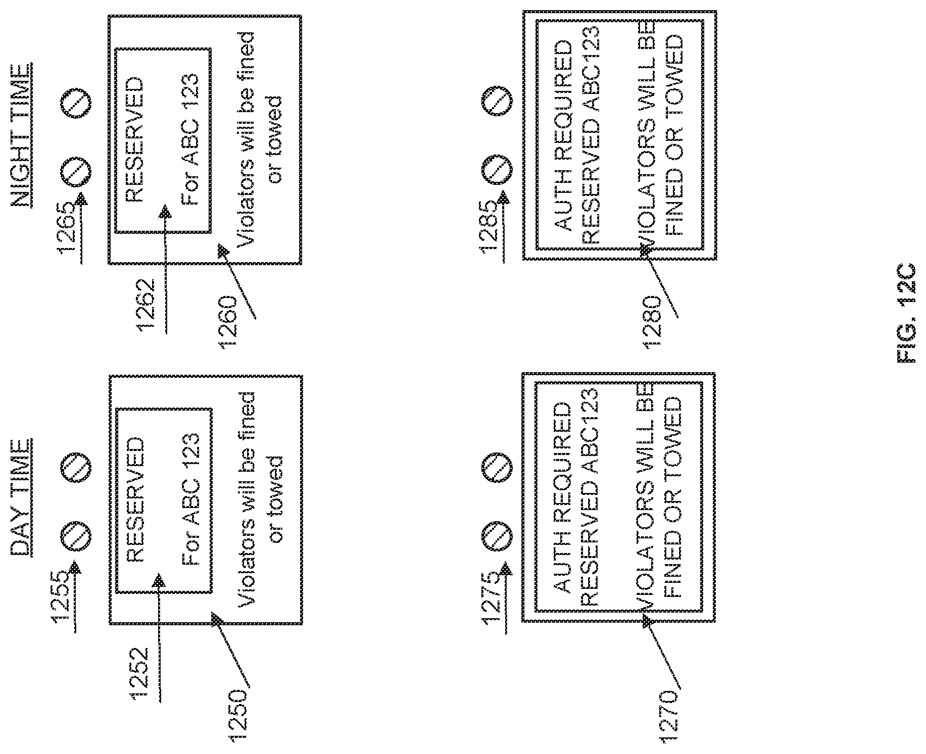 Patent US11847916 Figure 14 – Advanced parking management system