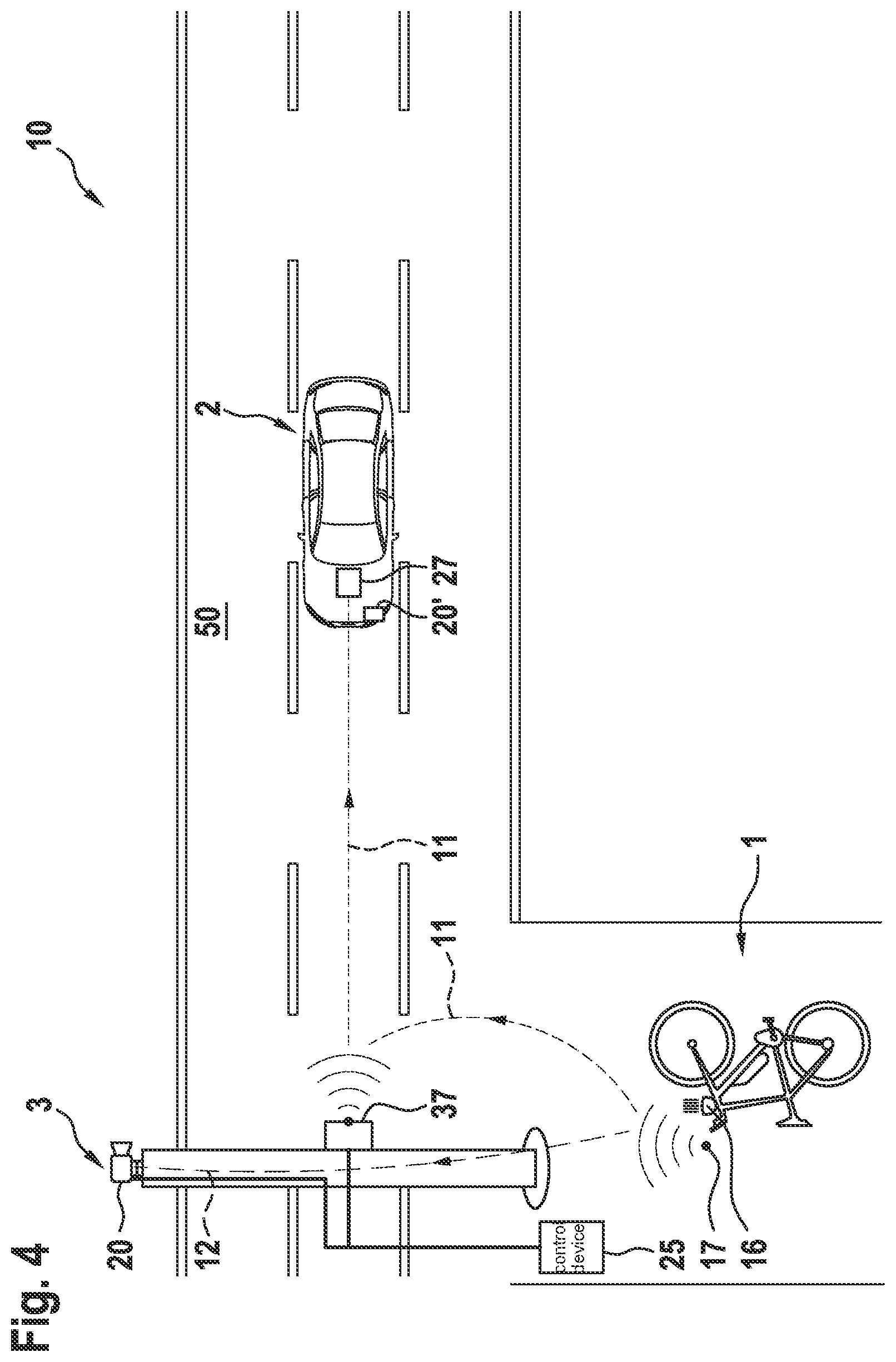 Patent US11847918 Figure 4 – Method for the communication of at least two users of a networked traffic system