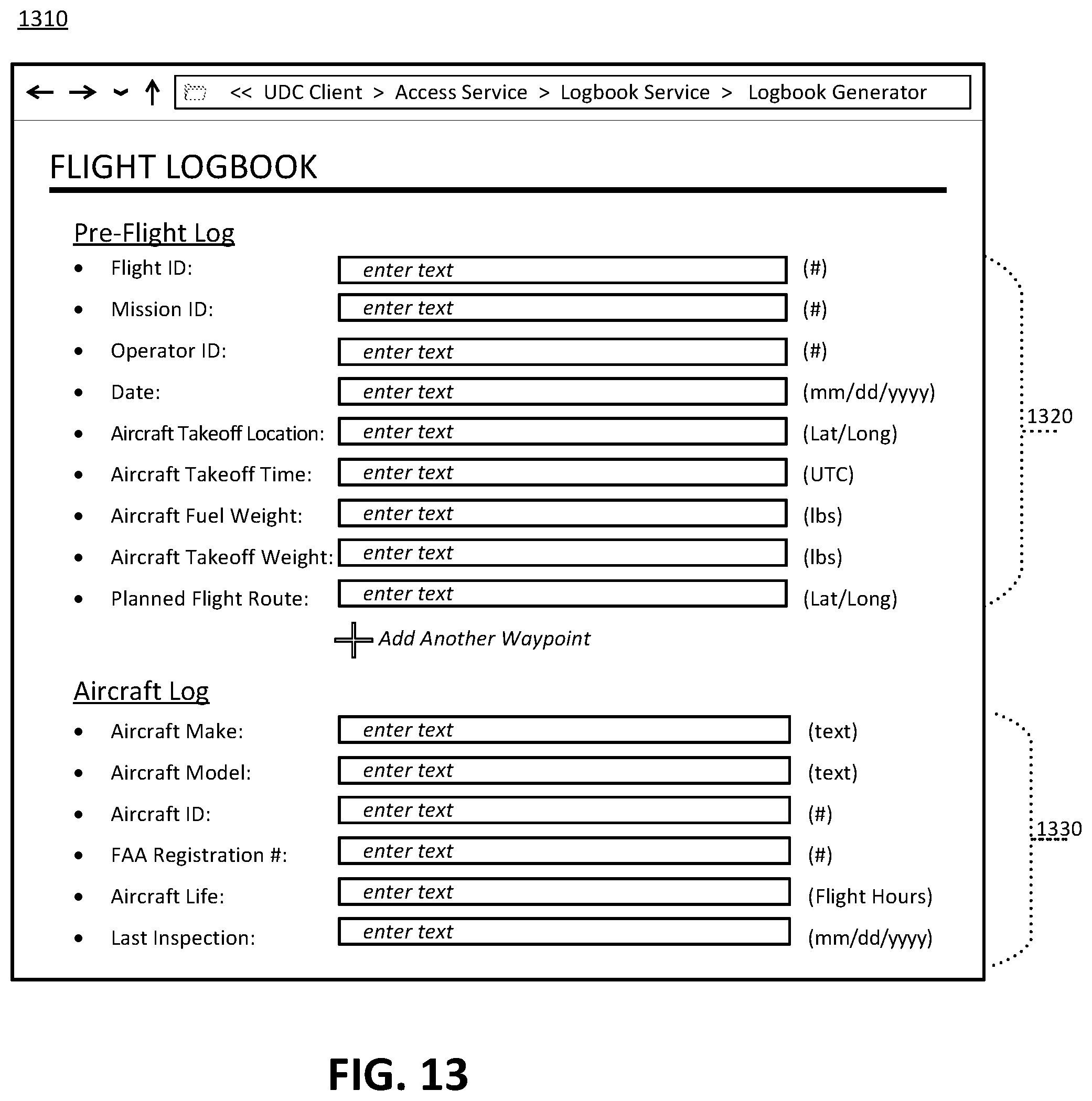 Patent US11847923 Figure 18 – Robust techniques for the collection and management of data from data sources in an unmanned aircraft systems (UAS) operations environment