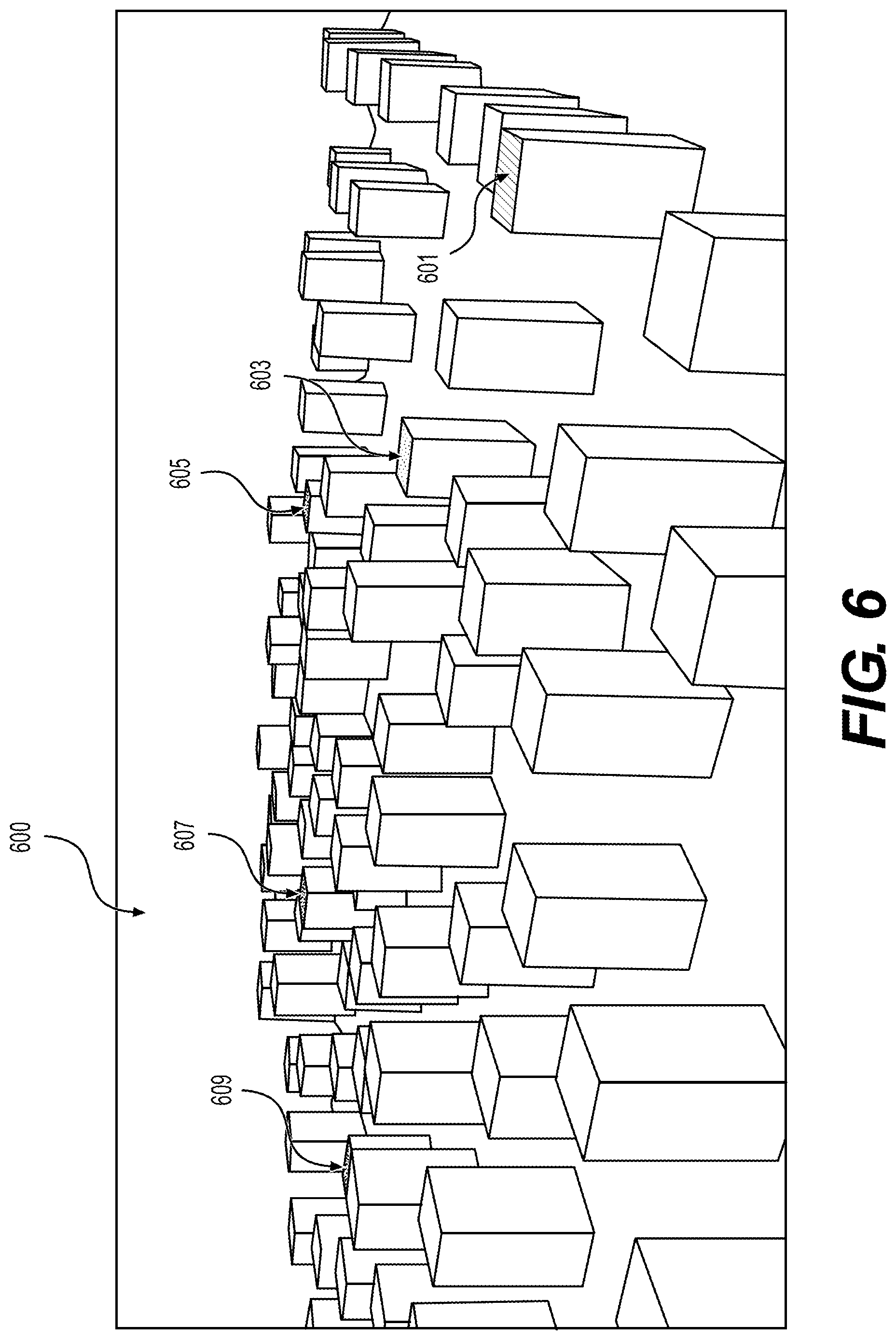 Patent US11847925 Figure 9 – Systems and methods to display an elevated landing port for an urban air mobility vehicle