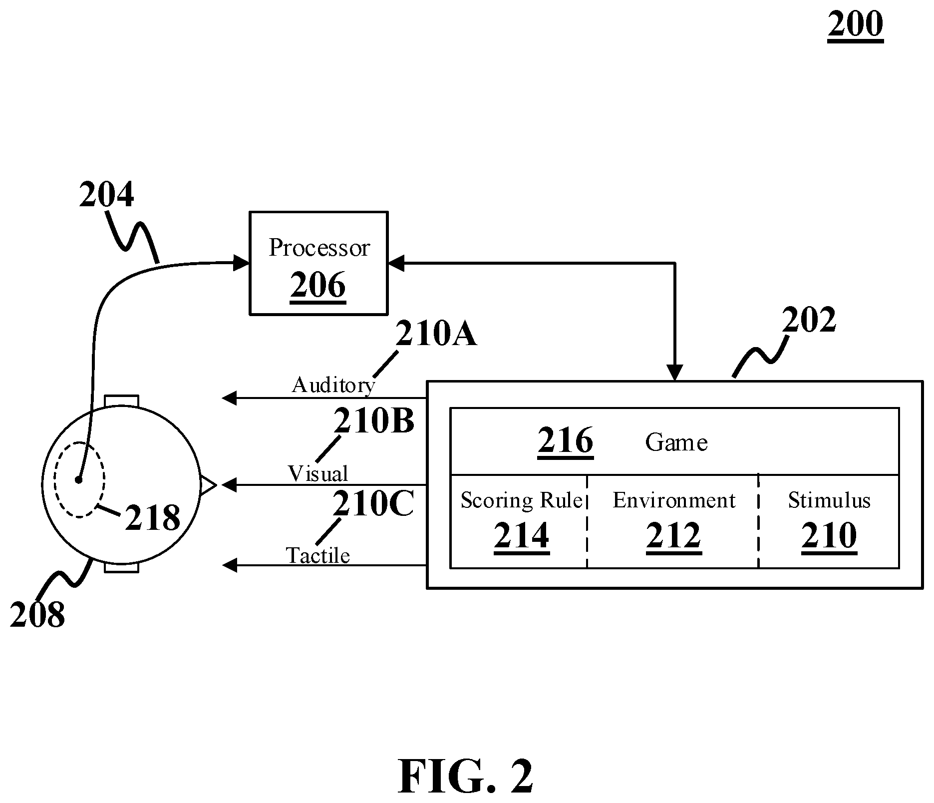 Patent US11847926 Figure 7 – Attention-based neurofeedback training