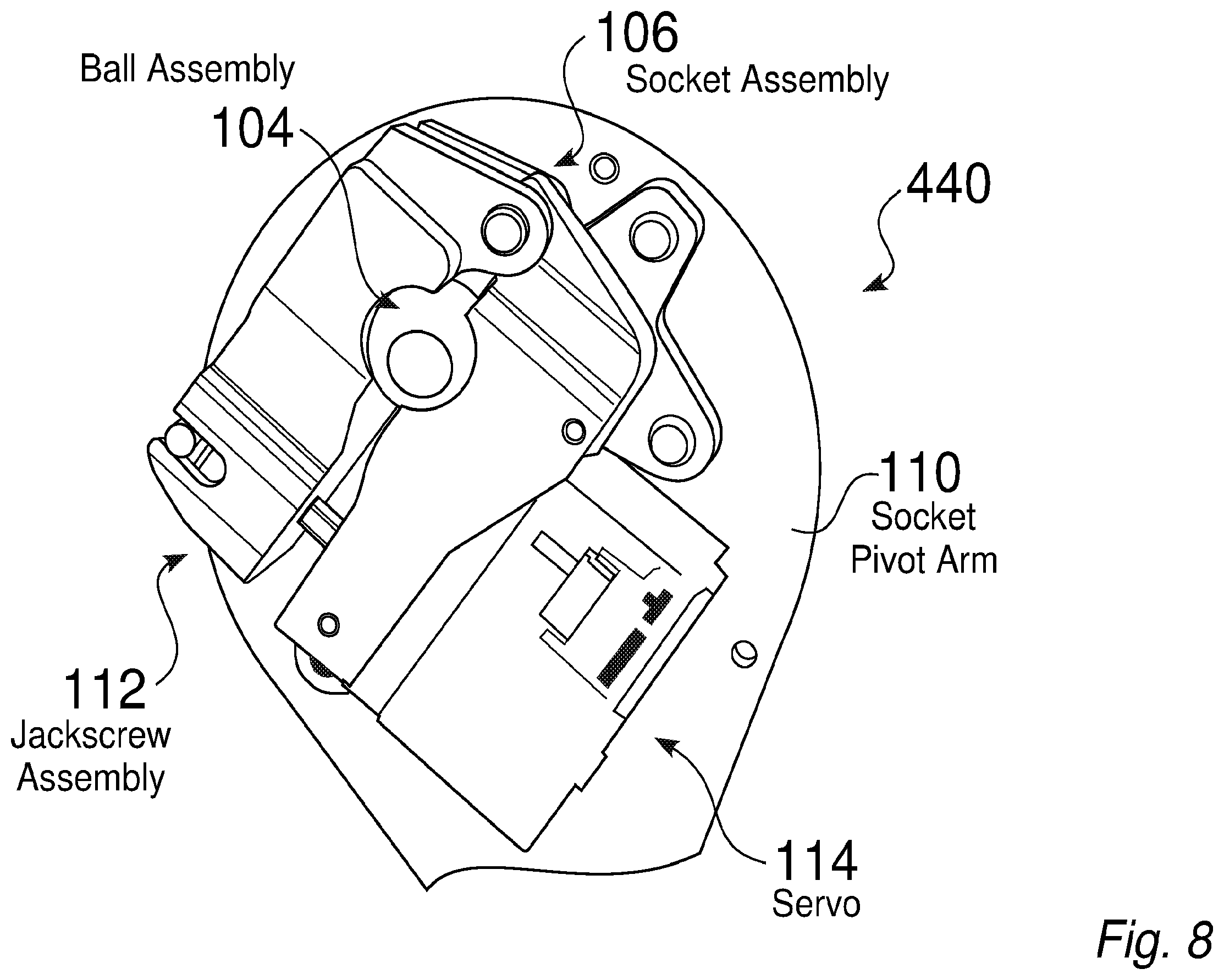 Patent US11847931 Figure 8 – Electronically adjustable joint, and associated systems and methods