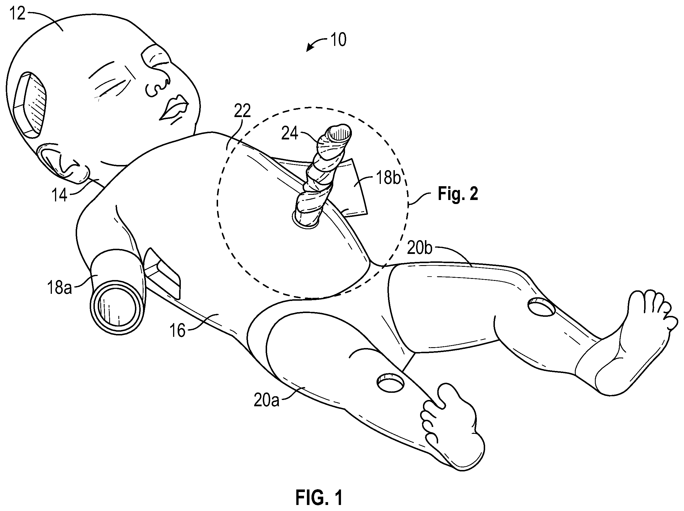 Patent US11847933 Figure 1 – Patient simulator and associated devices, systems, and methods