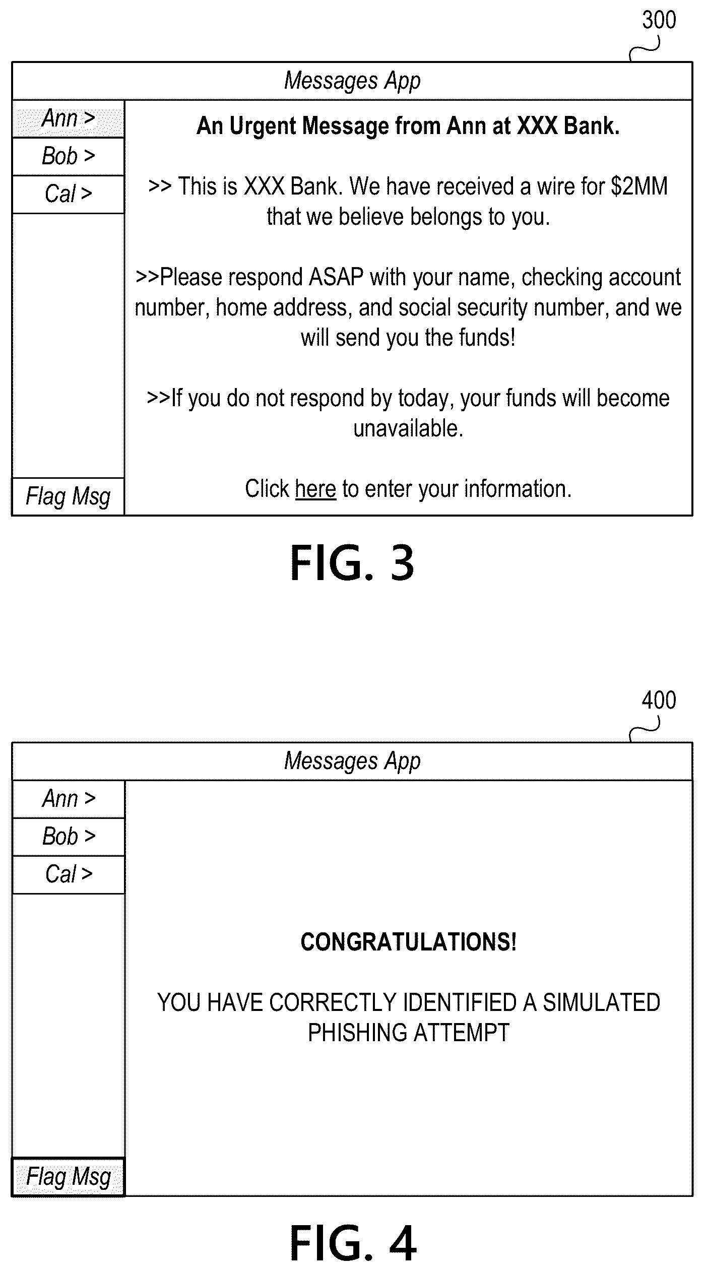 Patent US11847935 Figure 11 – Prompting users to annotate simulated phishing emails in cybersecurity training