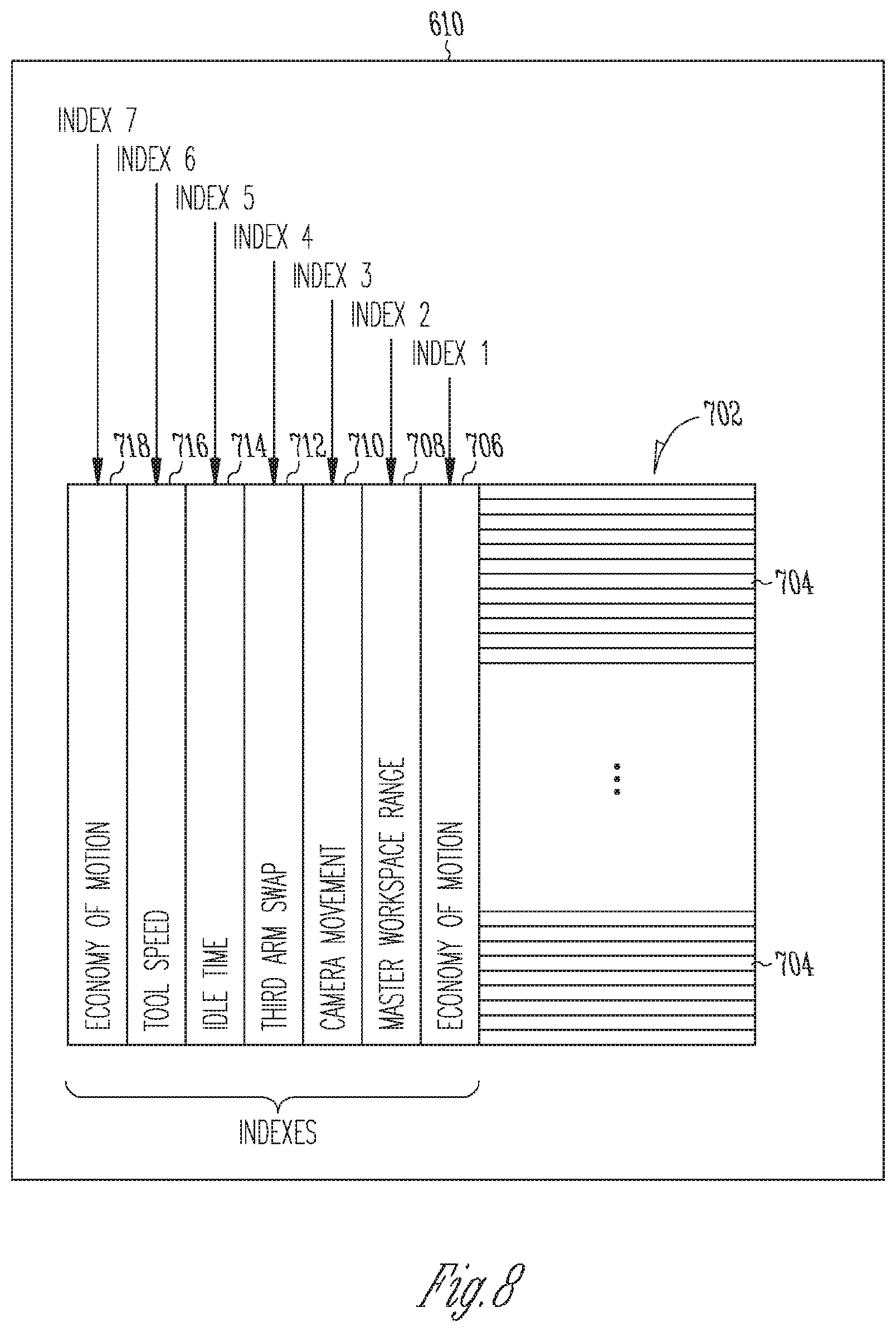 Patent US11847936 Figure 10 – Training users using indexed to motion pictures