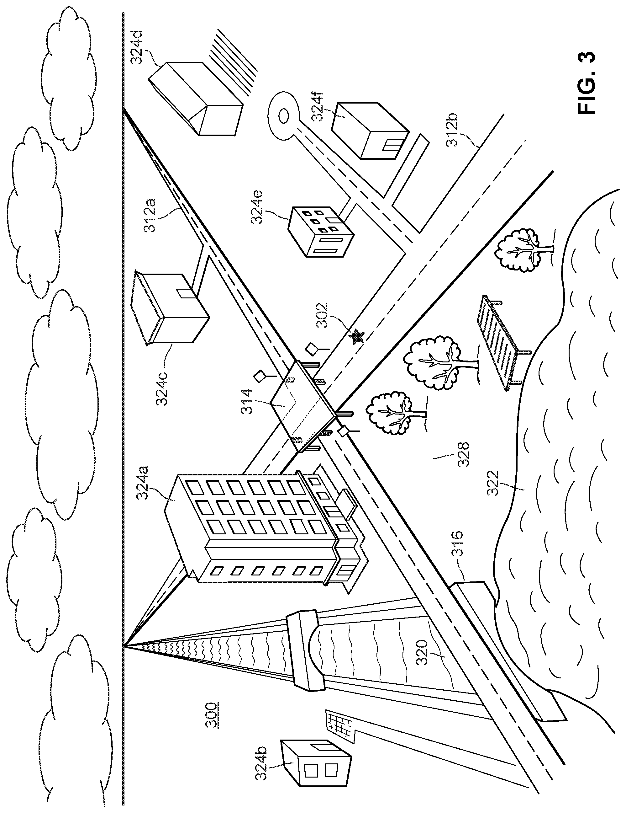 Patent US11847937 Figure 3 – Virtual multi-property training environment