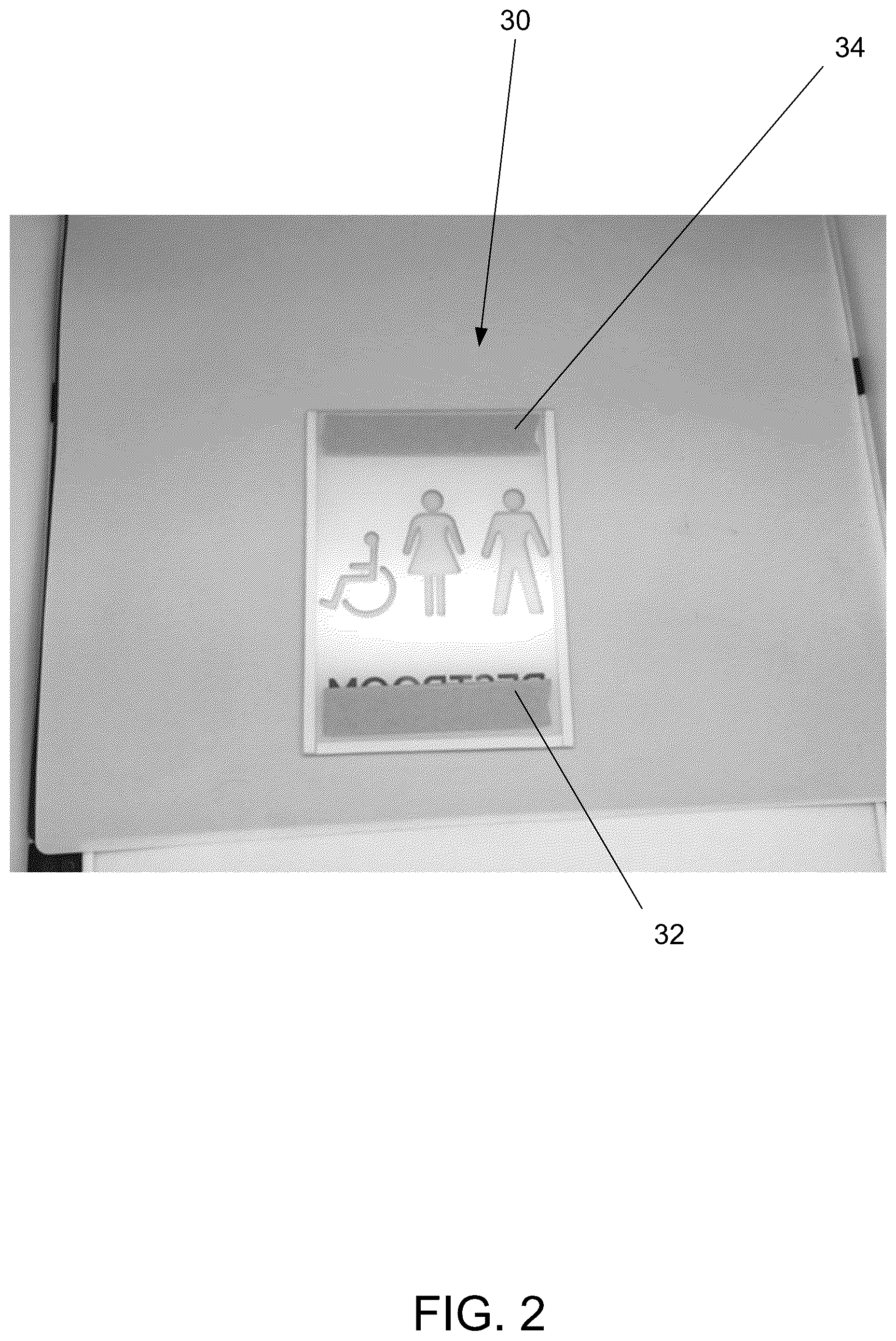Patent US11847941 Figure 2 – Sign with inserts