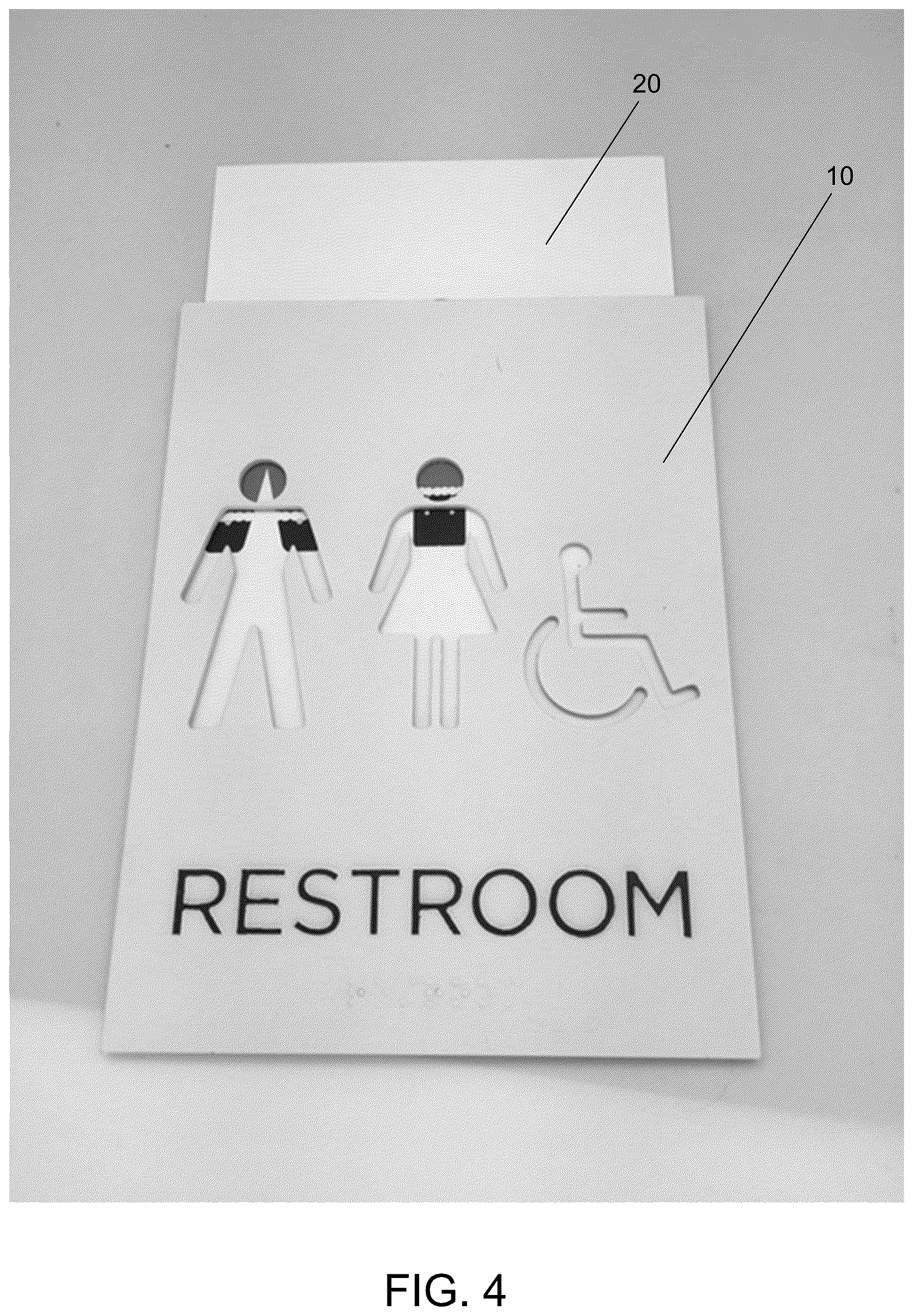 Patent US11847941 Figure 4 – Sign with inserts