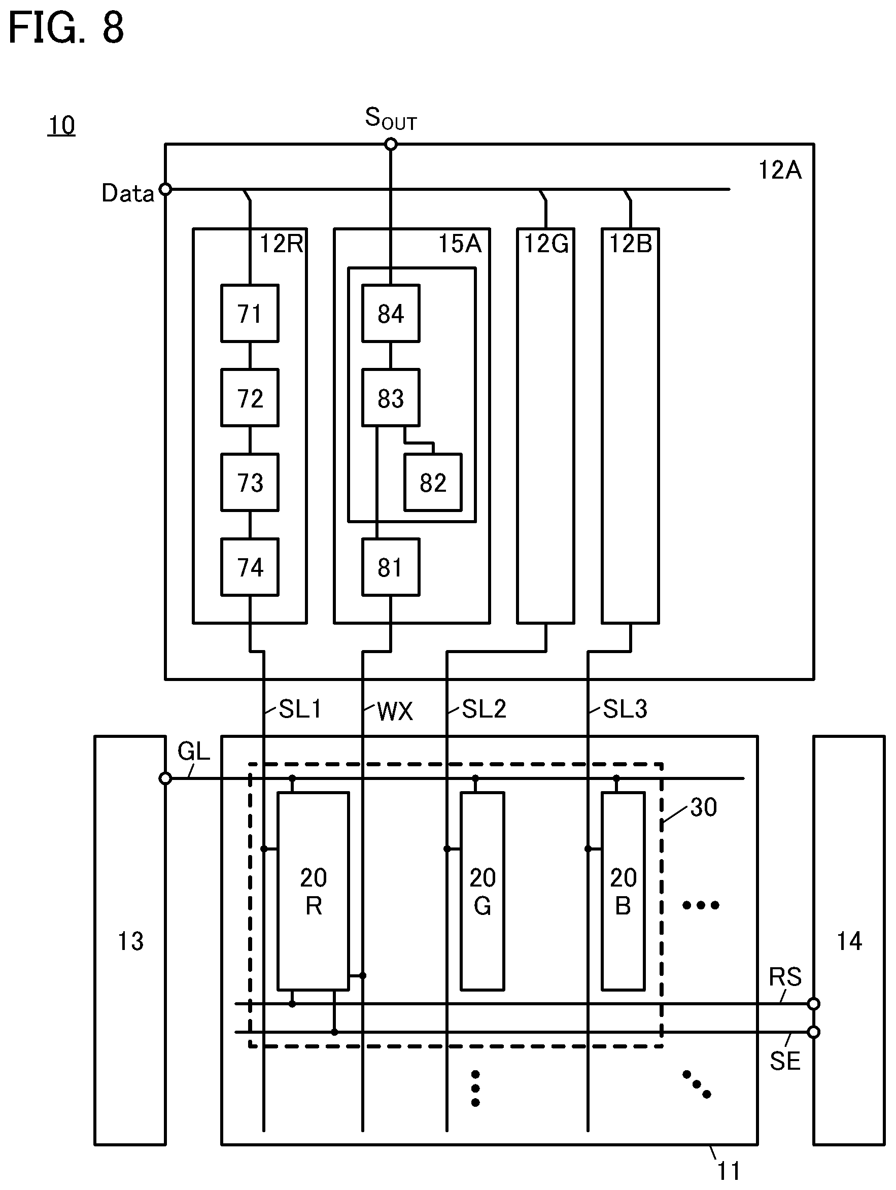 Patent US11847942 Figure 8 – Semiconductor device