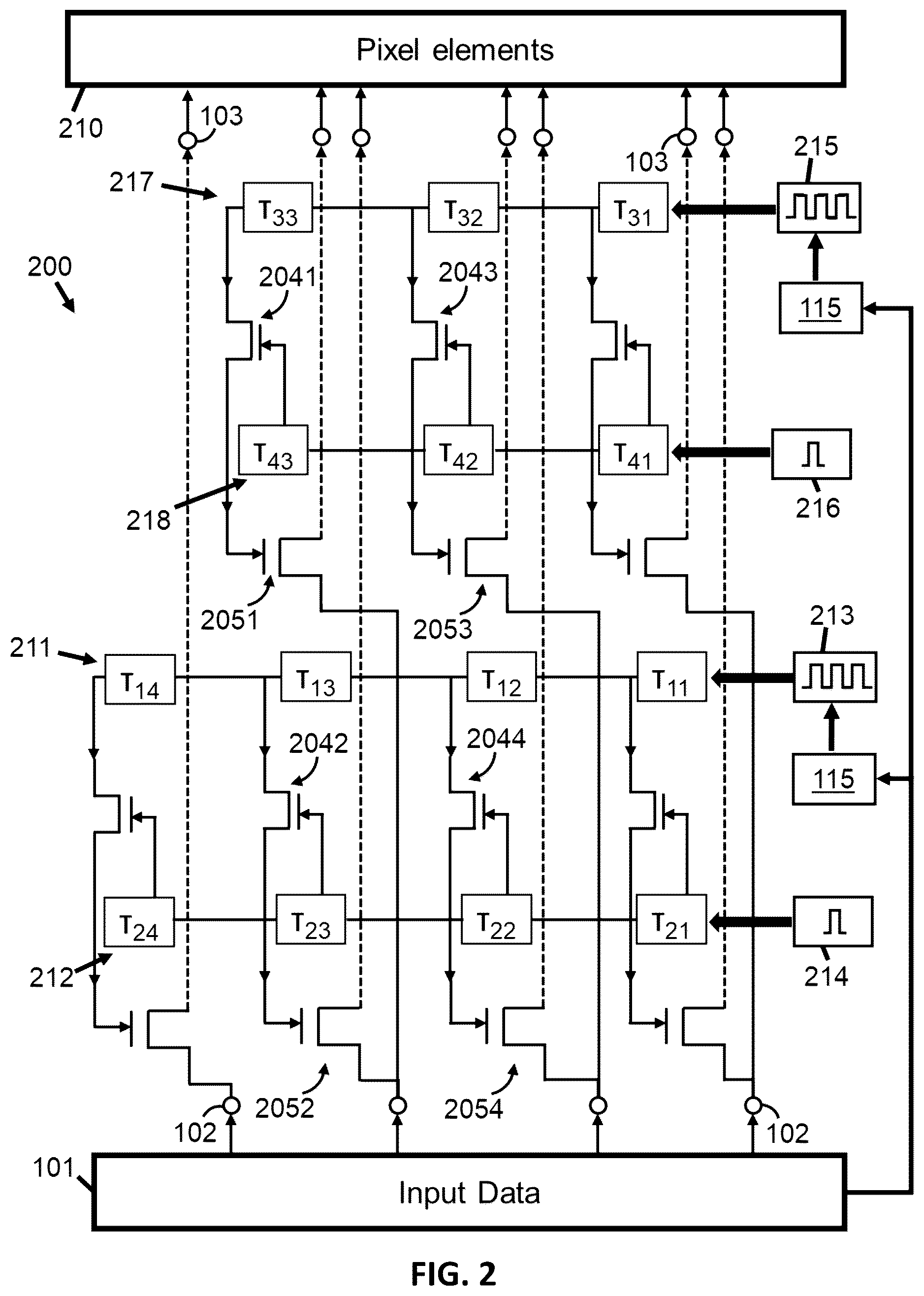 Patent US11847944 Figure 2 – Data distribution for holographic projection