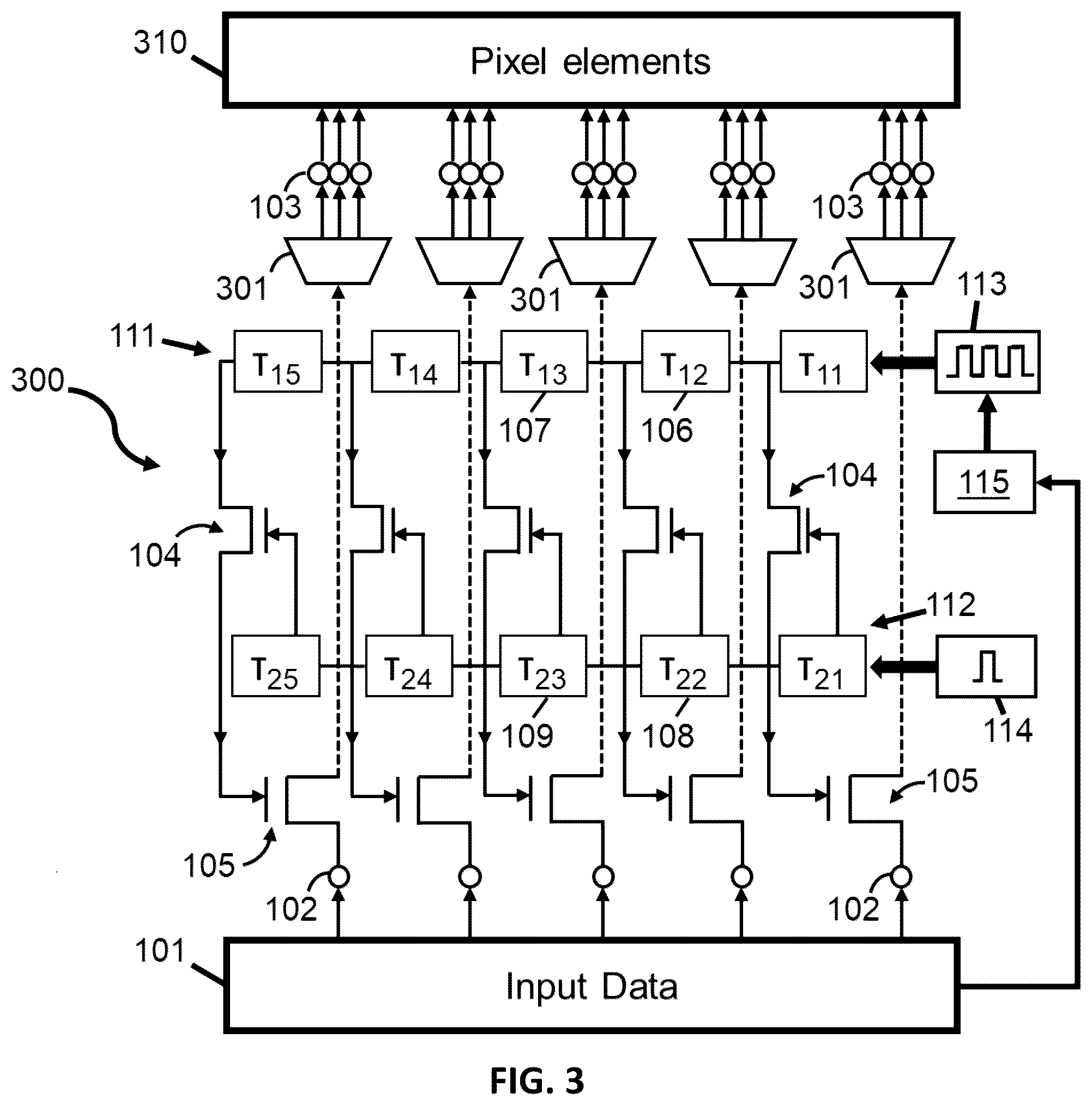 Patent US11847944 Figure 3 – Data distribution for holographic projection