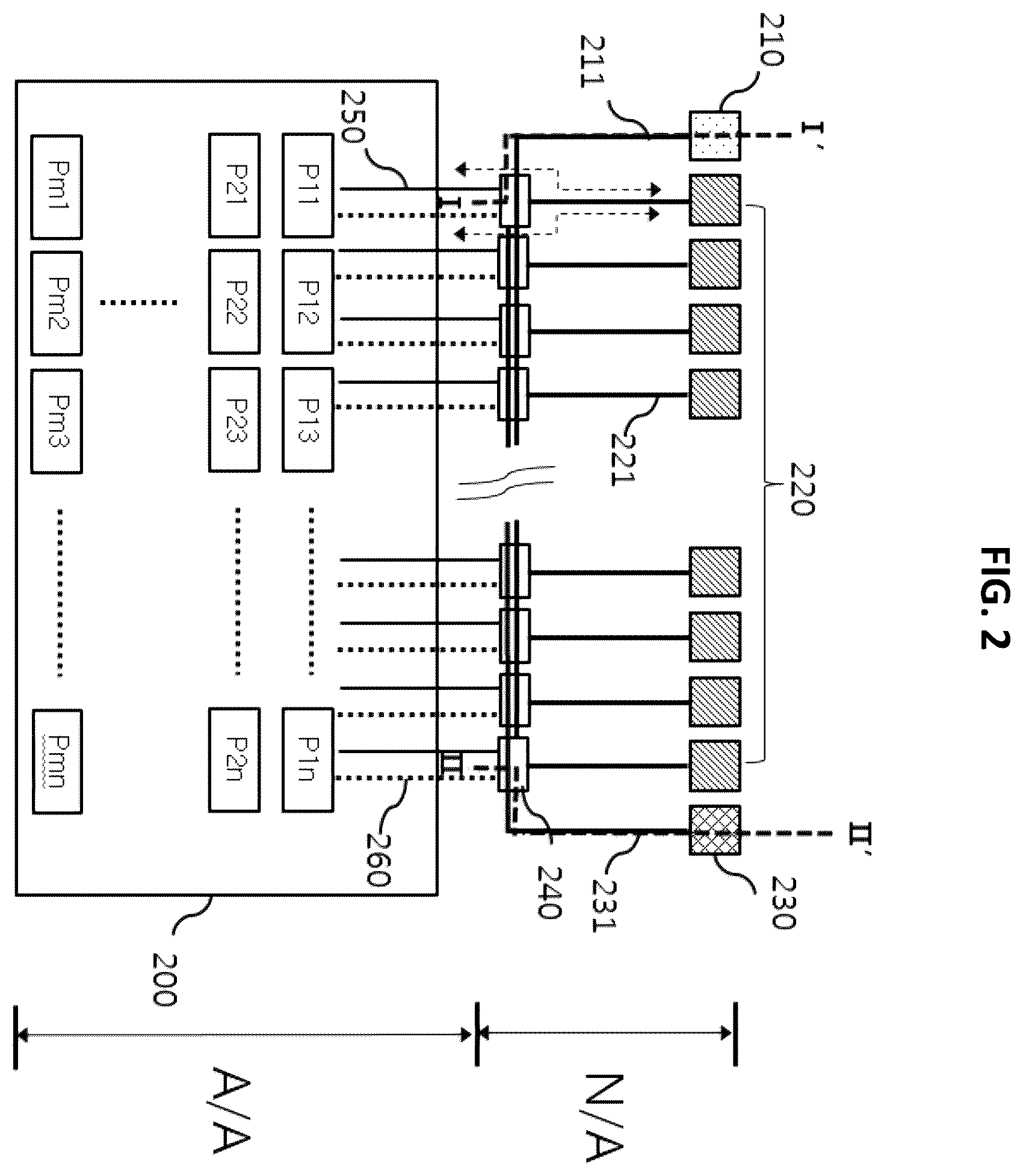 Patent US11847946 Figure 2 – In-cell touch organic light-emitting diode display device