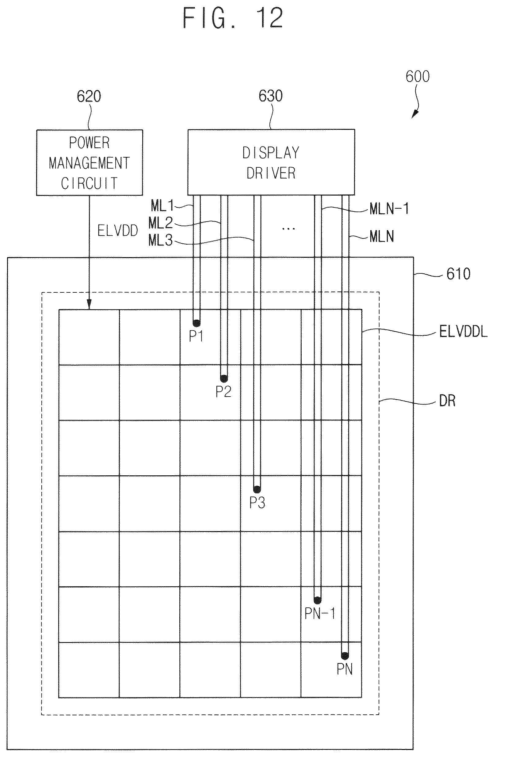 Patent US11847947 Figure 13 – Flexible display device for detecting deformation position and deformation amount and electronic device including the same