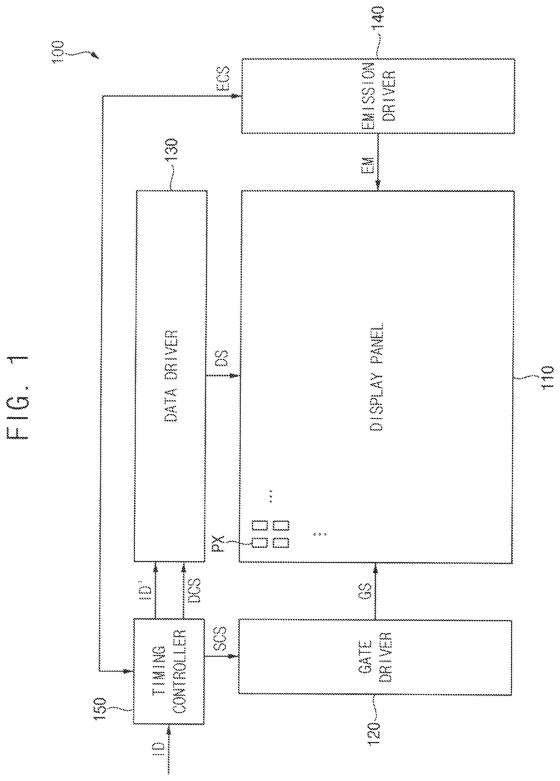 Patent US11847948 — Driver and display device including the same — Figure 1