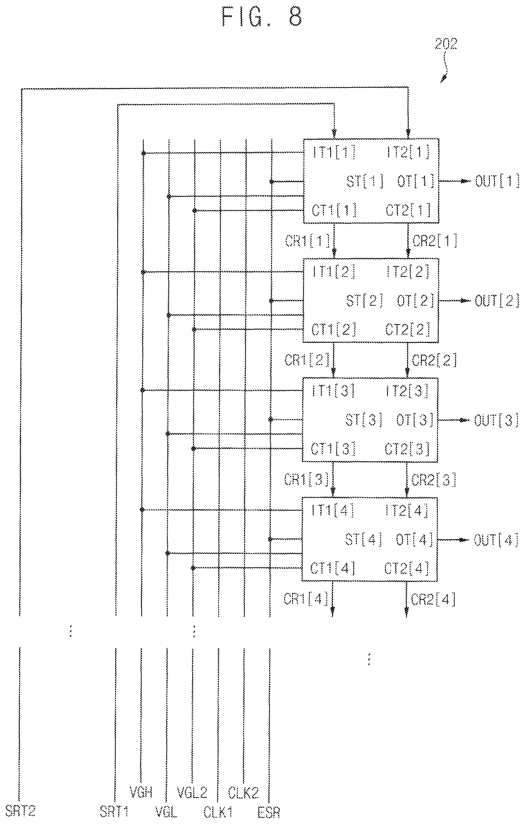 Patent US11847948 Figure 8 – Driver and display device including the same