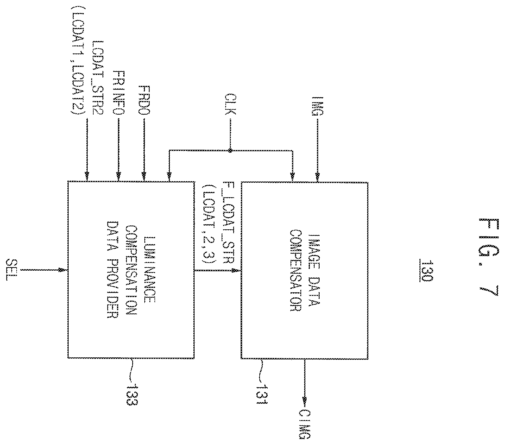 Patent US11847952 Figure 7 – Luminance compensator and display system including the same