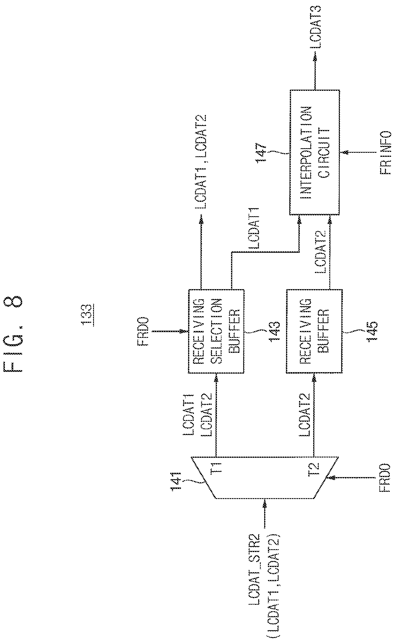 Patent US11847952 Figure 8 – Luminance compensator and display system including the same