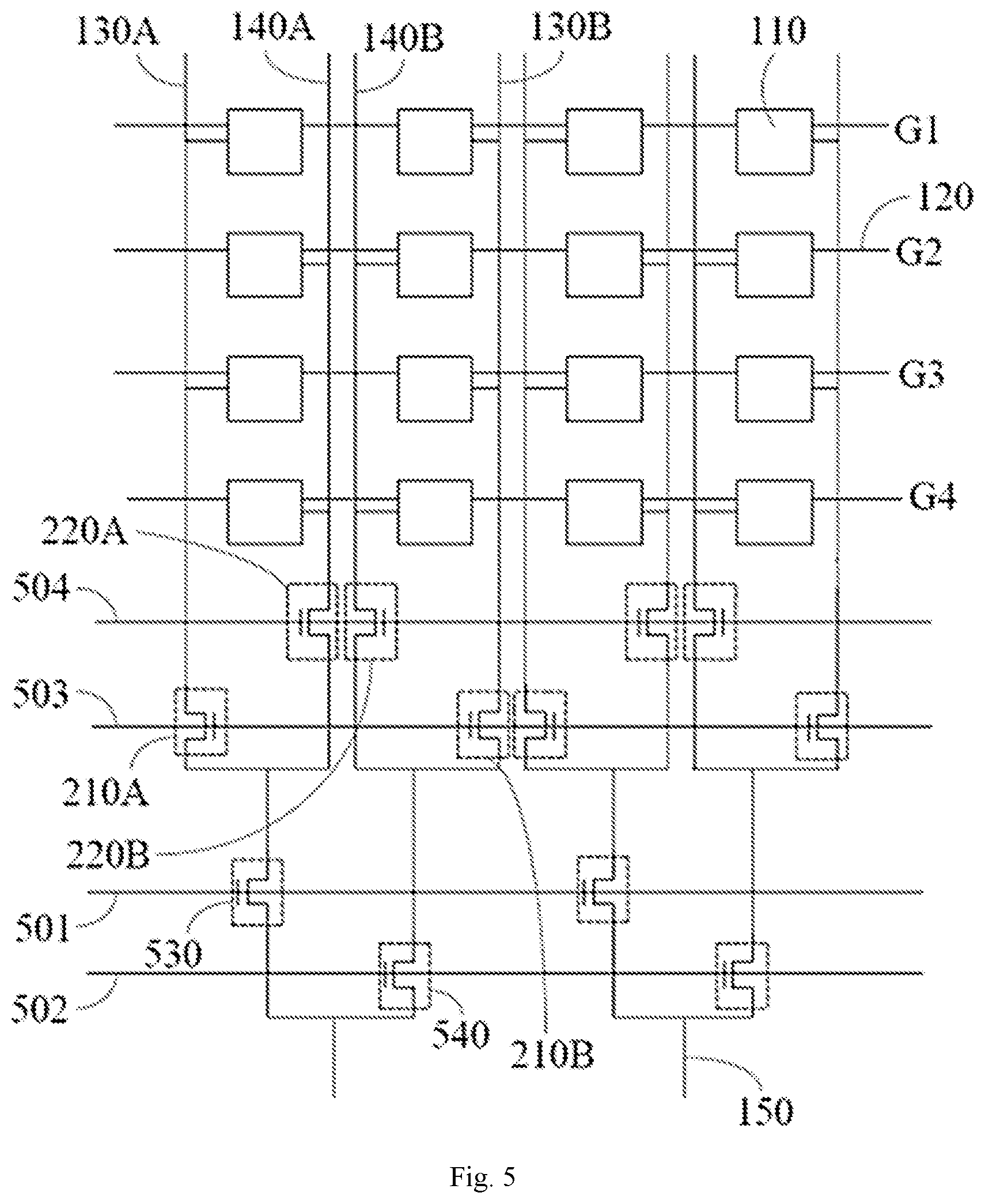 Patent US11847954 Figure 5 – Pixel circuitry and control method thereof, and display device