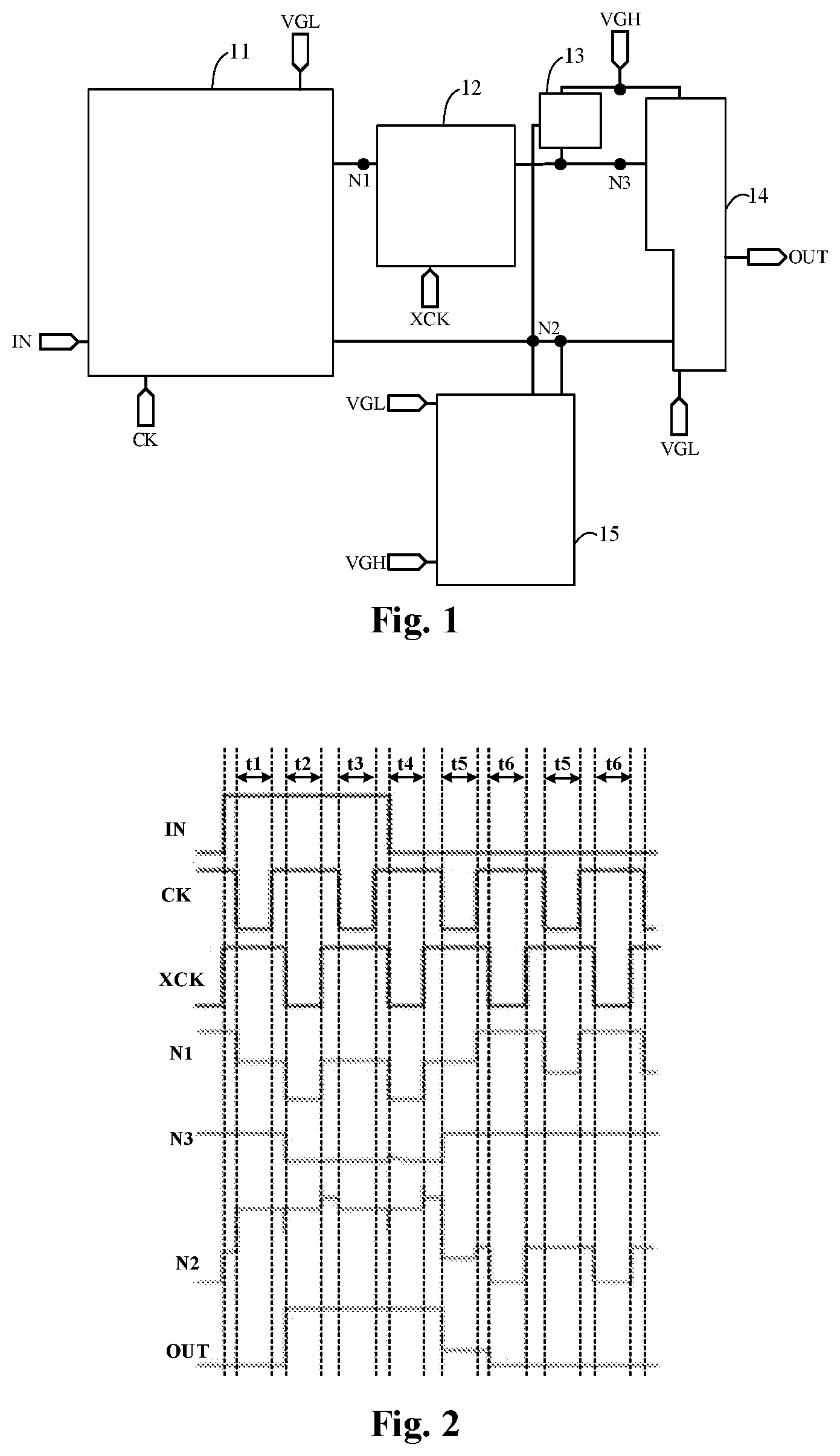 Patent US11847955 Figure 1 – Shift register and method for driving the same, light-emission control circuit, and display panel