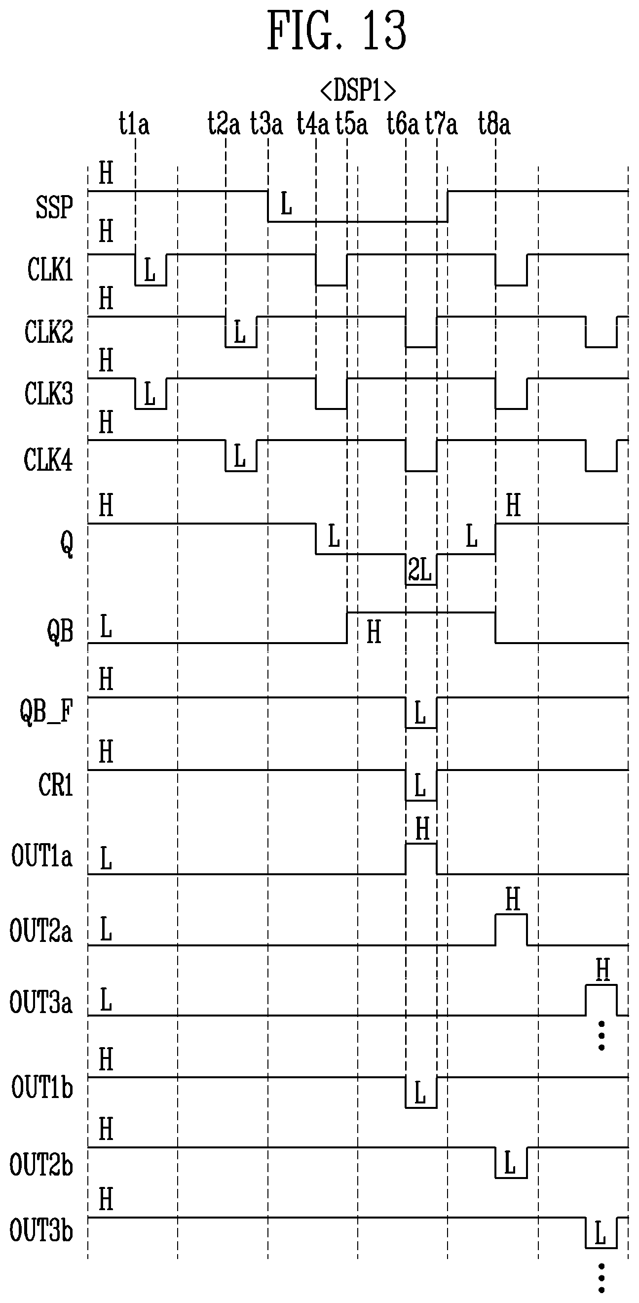 Patent US11847956 Figure 13 – Scan driver