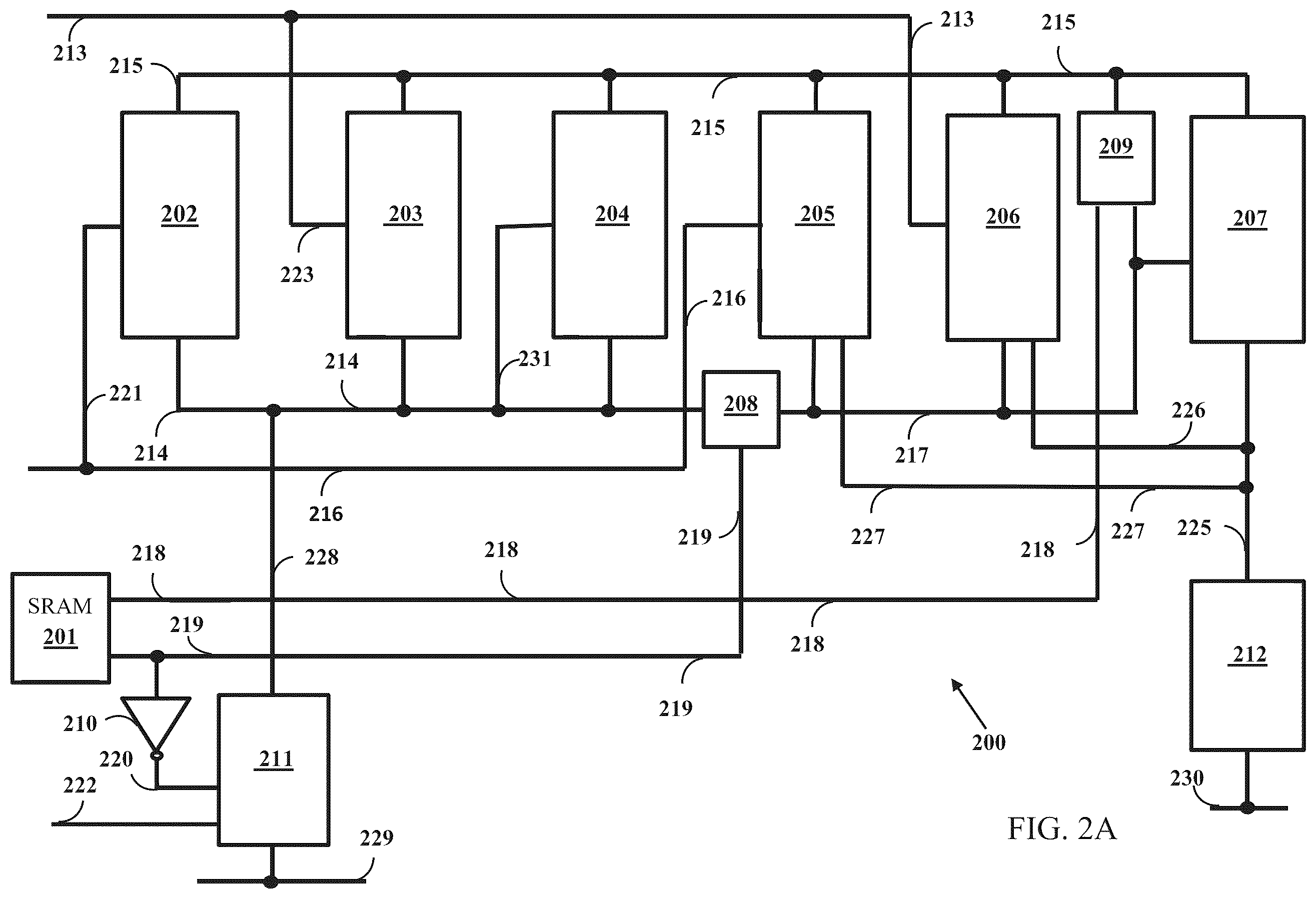 Patent US11847957 Figure 3 – Backplane for an array of emissive elements