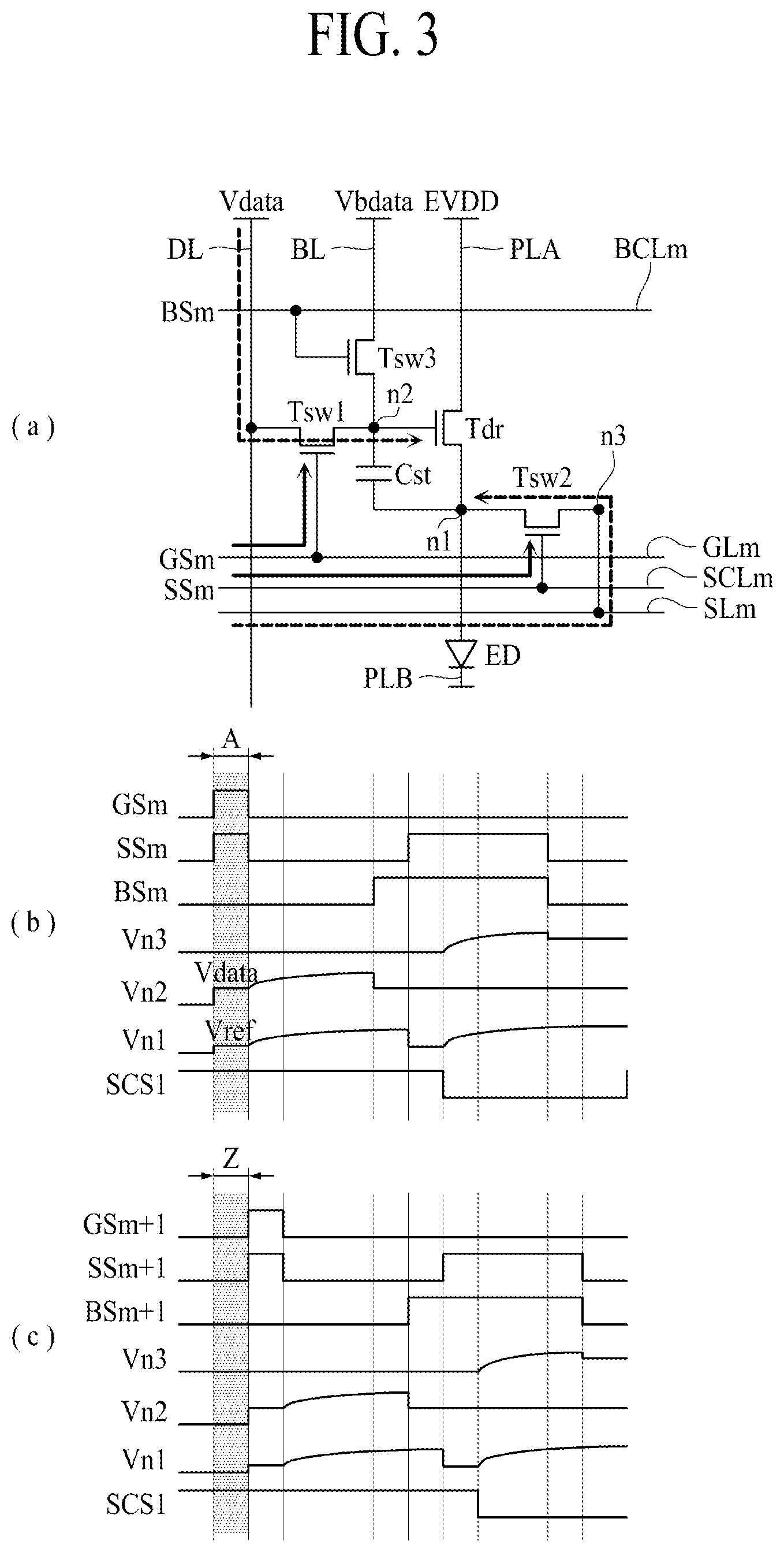 Patent US11847958 Figure 3 – Light emitting display panel and light emitting display apparatus using the same