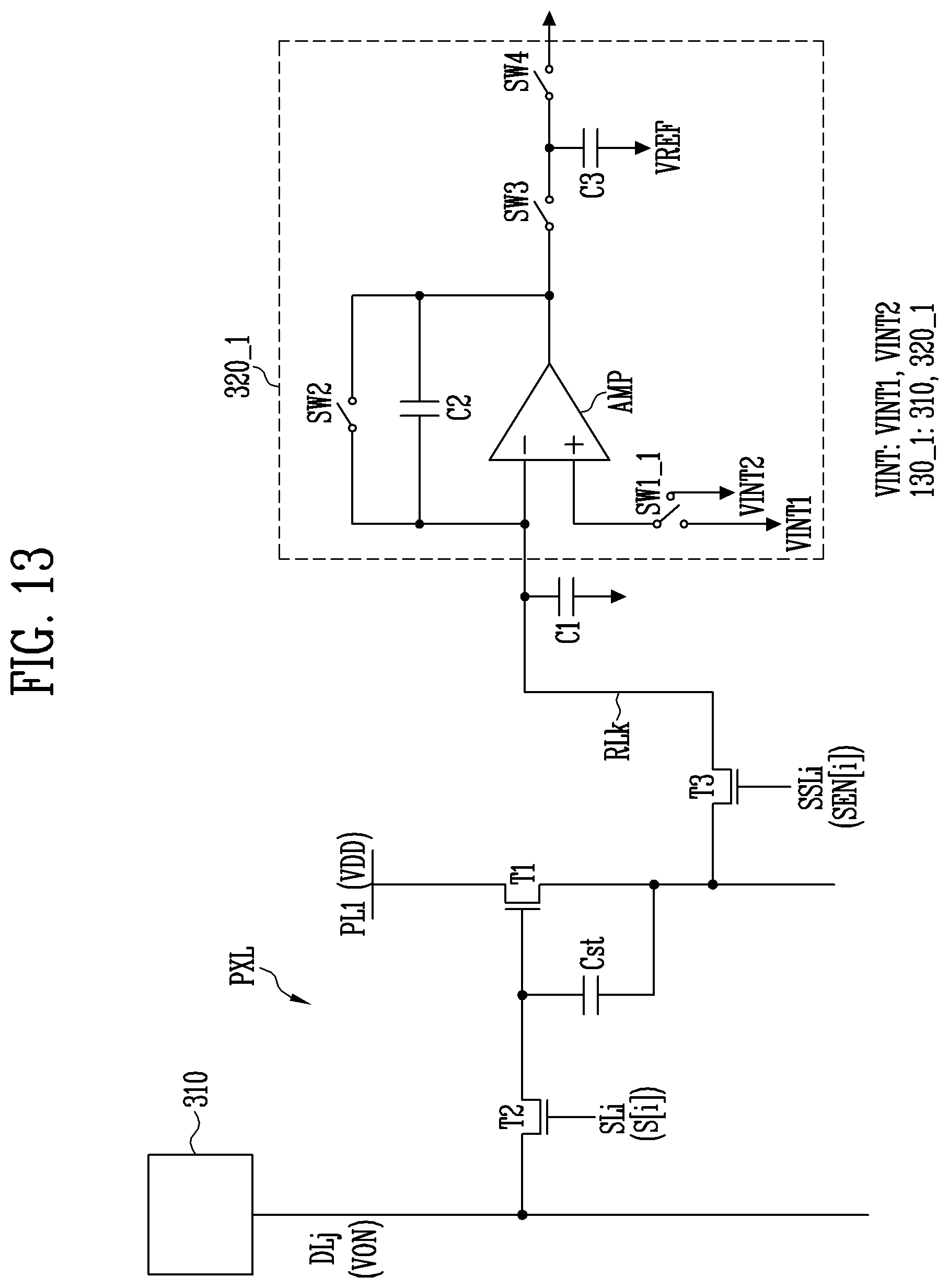 Patent US11847959 Figure 16 – Display device having sensing mode for sensing electrical characteristics of pixels