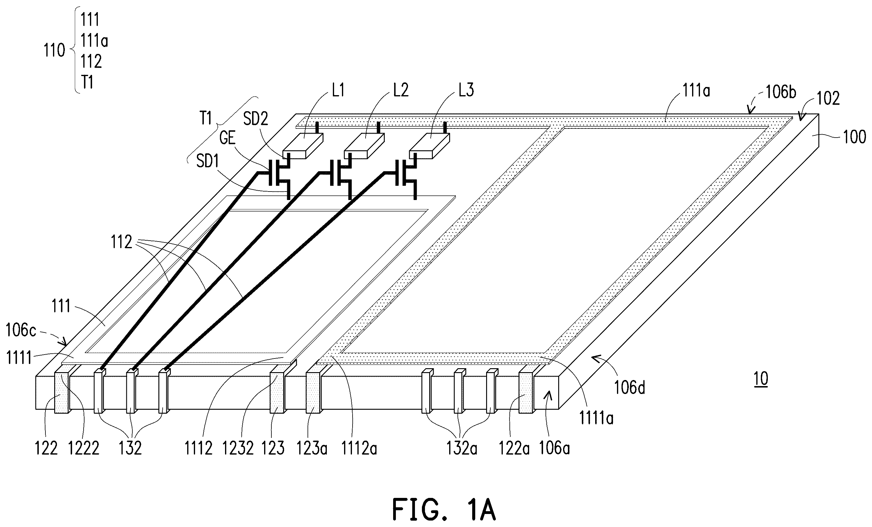 Patent US11847961 Figure 1 – Electronic device