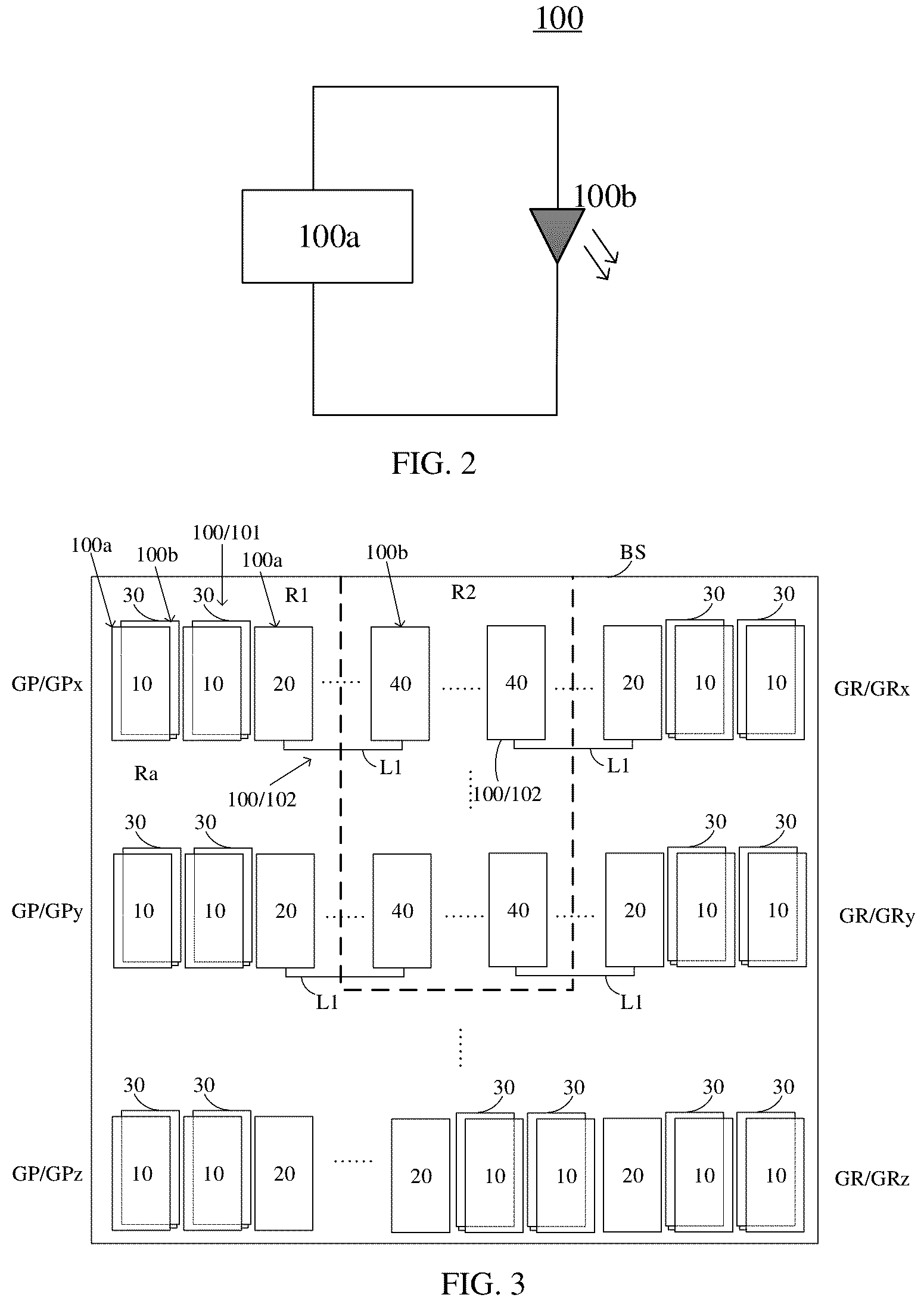 Patent US11847964 Figure 2 – Display panel and display device