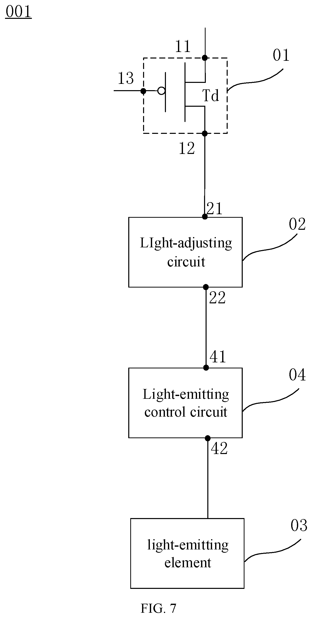 Patent US11847969 Figure 7 – Pixel driving circuit and method for driving the same, display panel, and display device