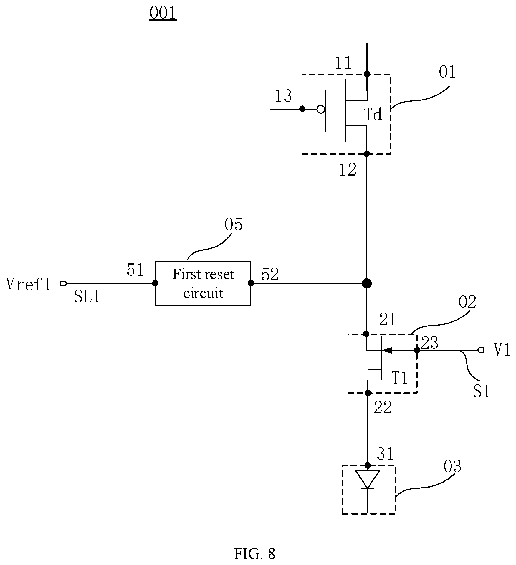 Patent US11847969 Figure 8 – Pixel driving circuit and method for driving the same, display panel, and display device