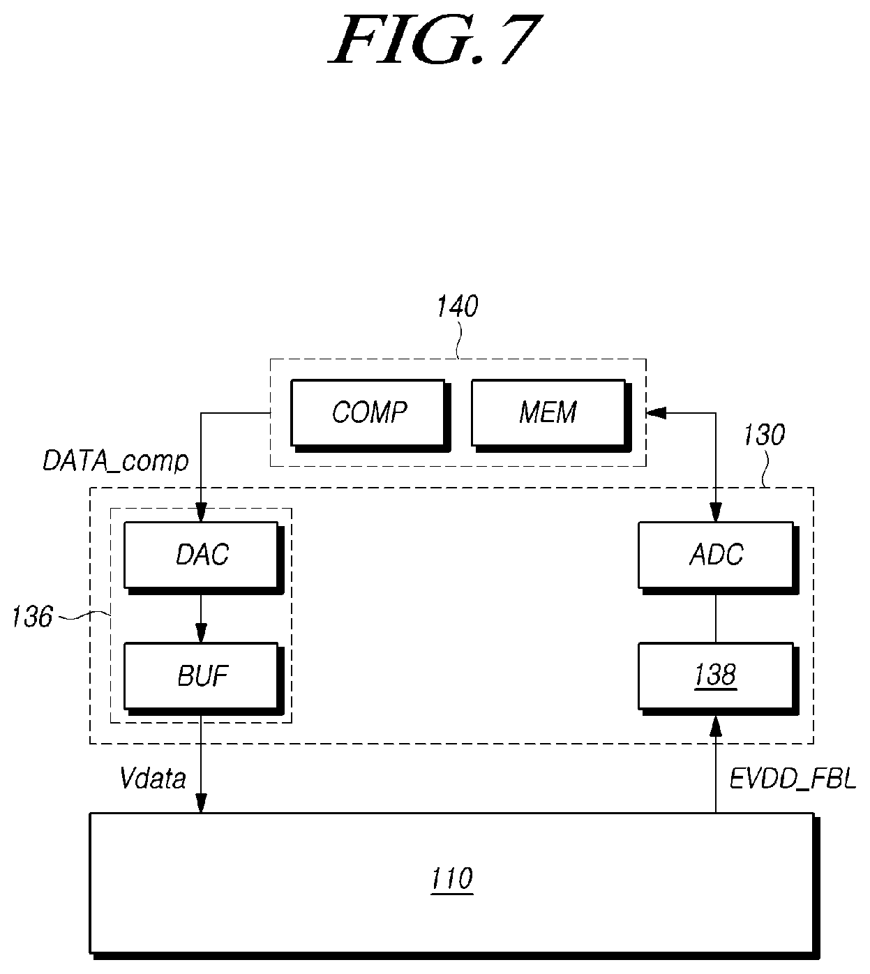 Patent US11847971 Figure 7 – Display device, driving circuit and display driving method